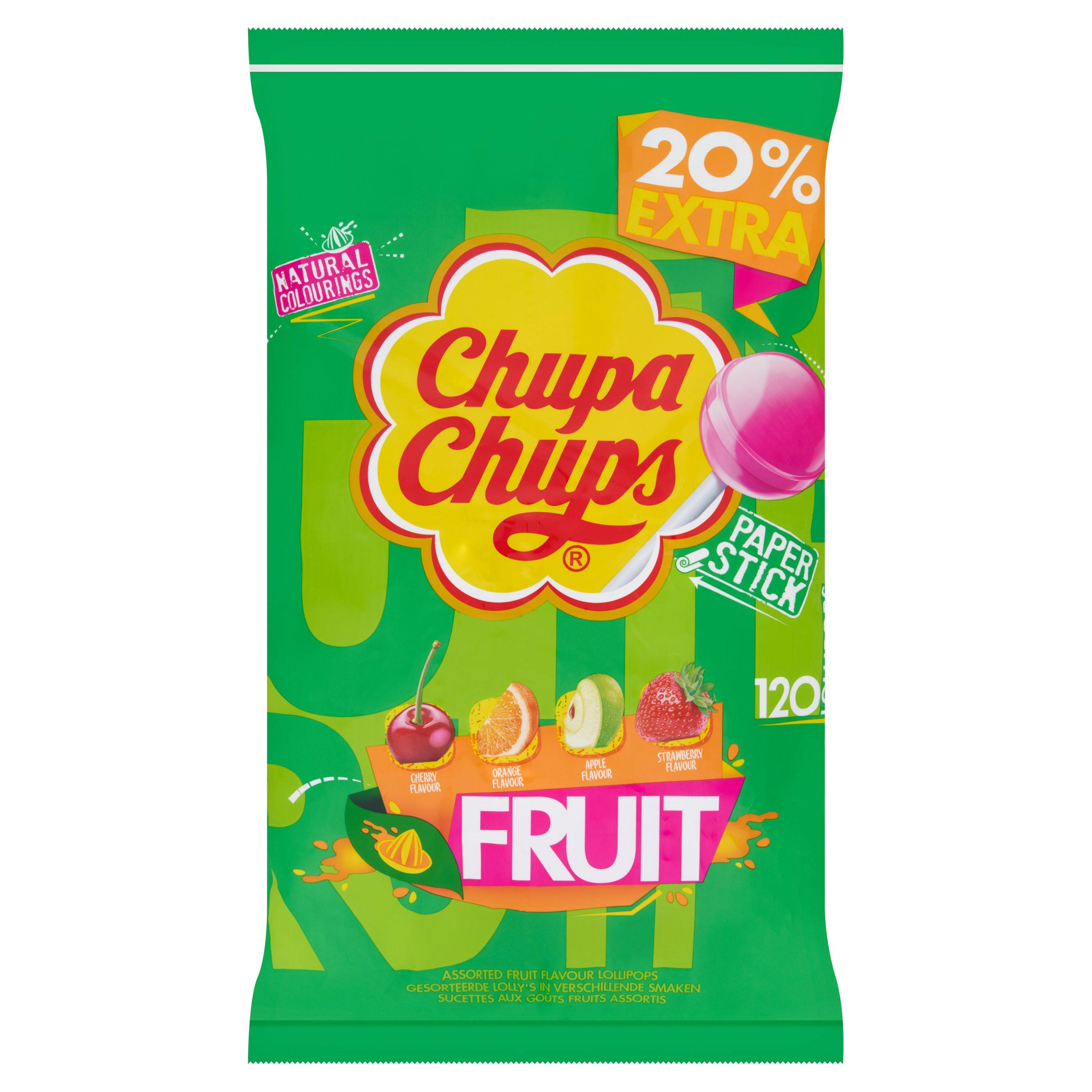 Chupa Chups 120 Fruit Lollipops 1440g | Sweets | Iceland Foods