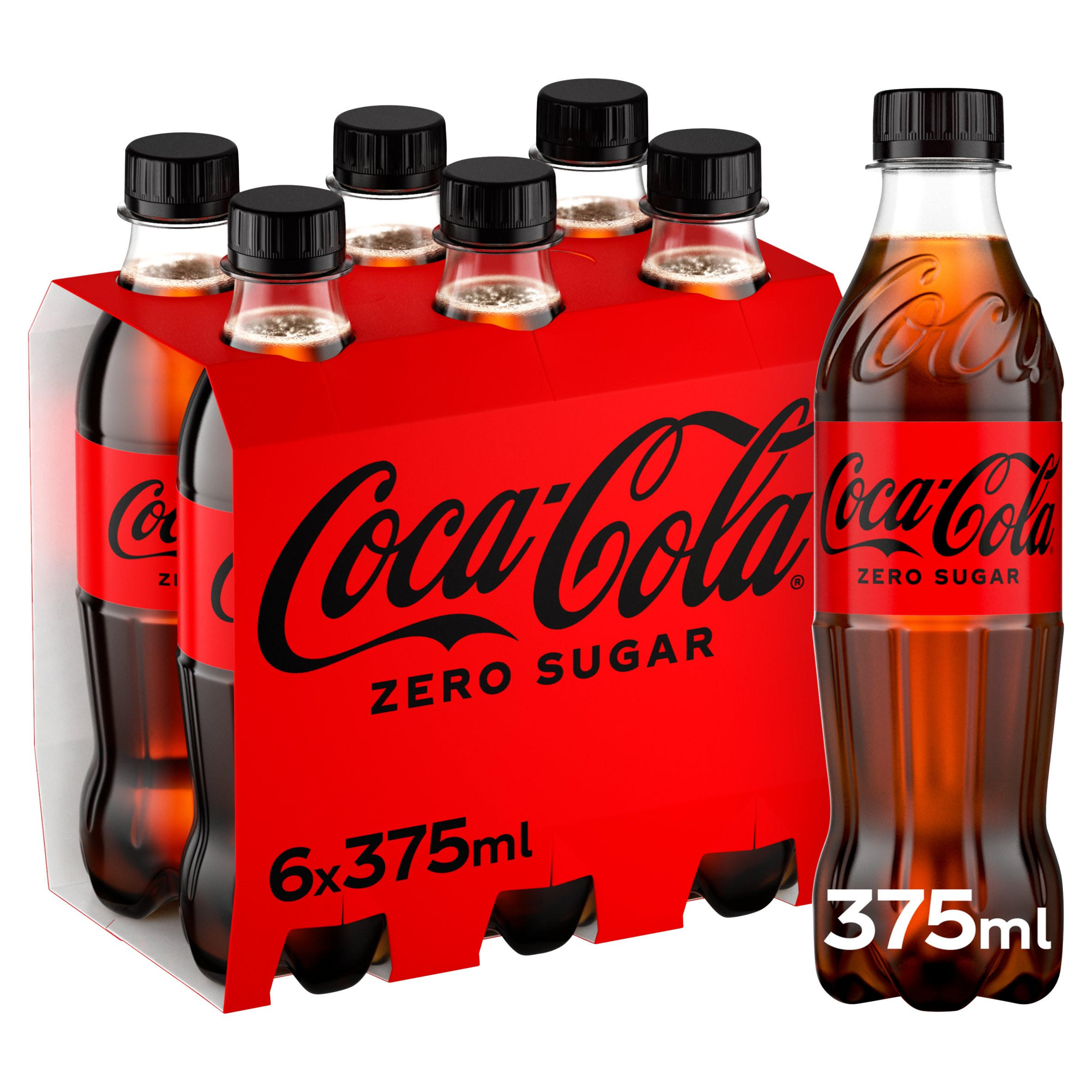 Coca Cola Zero Sugar 6 X 375ml Cola Iceland Foods 