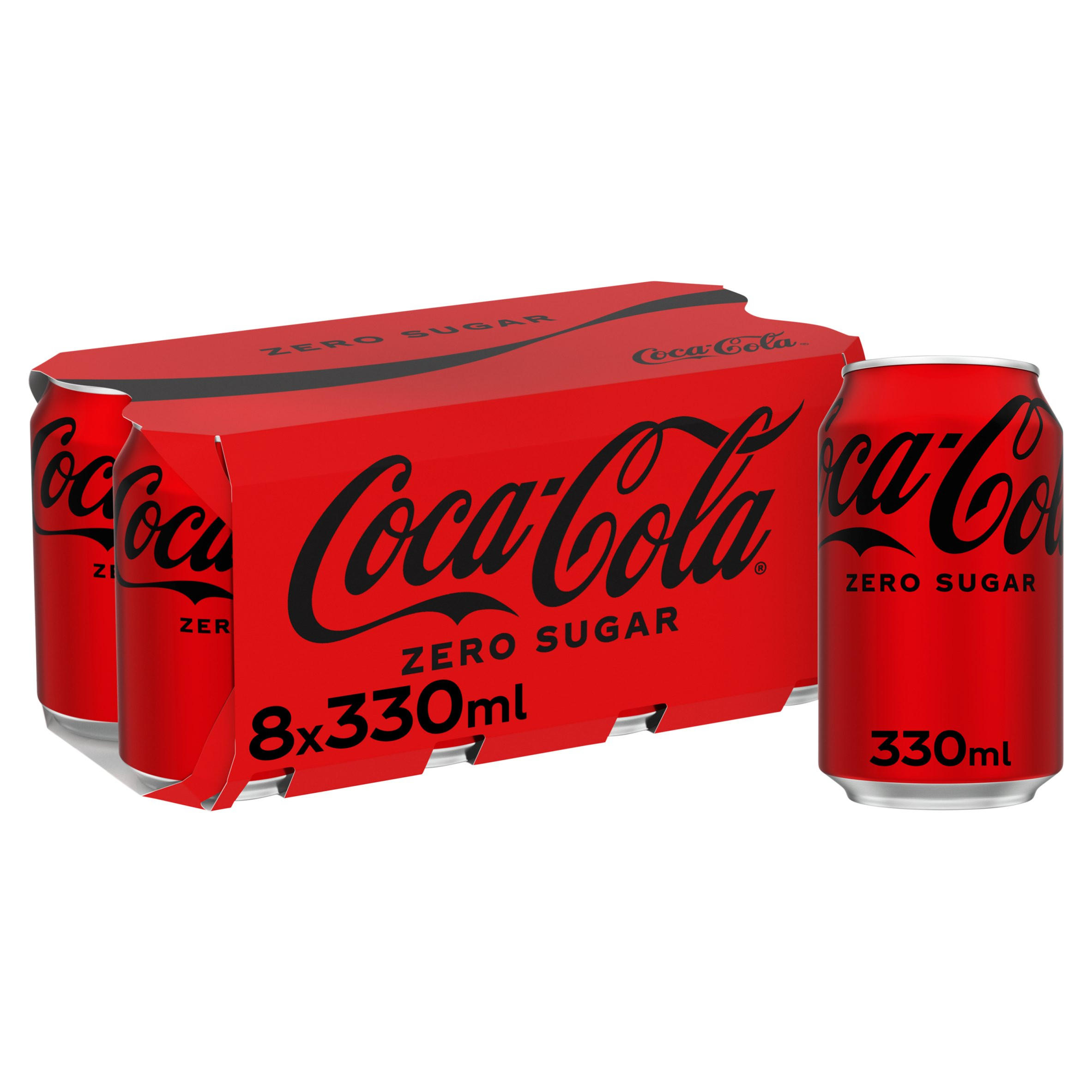 Coca Cola Zero Sugar Cherry 8x330ml