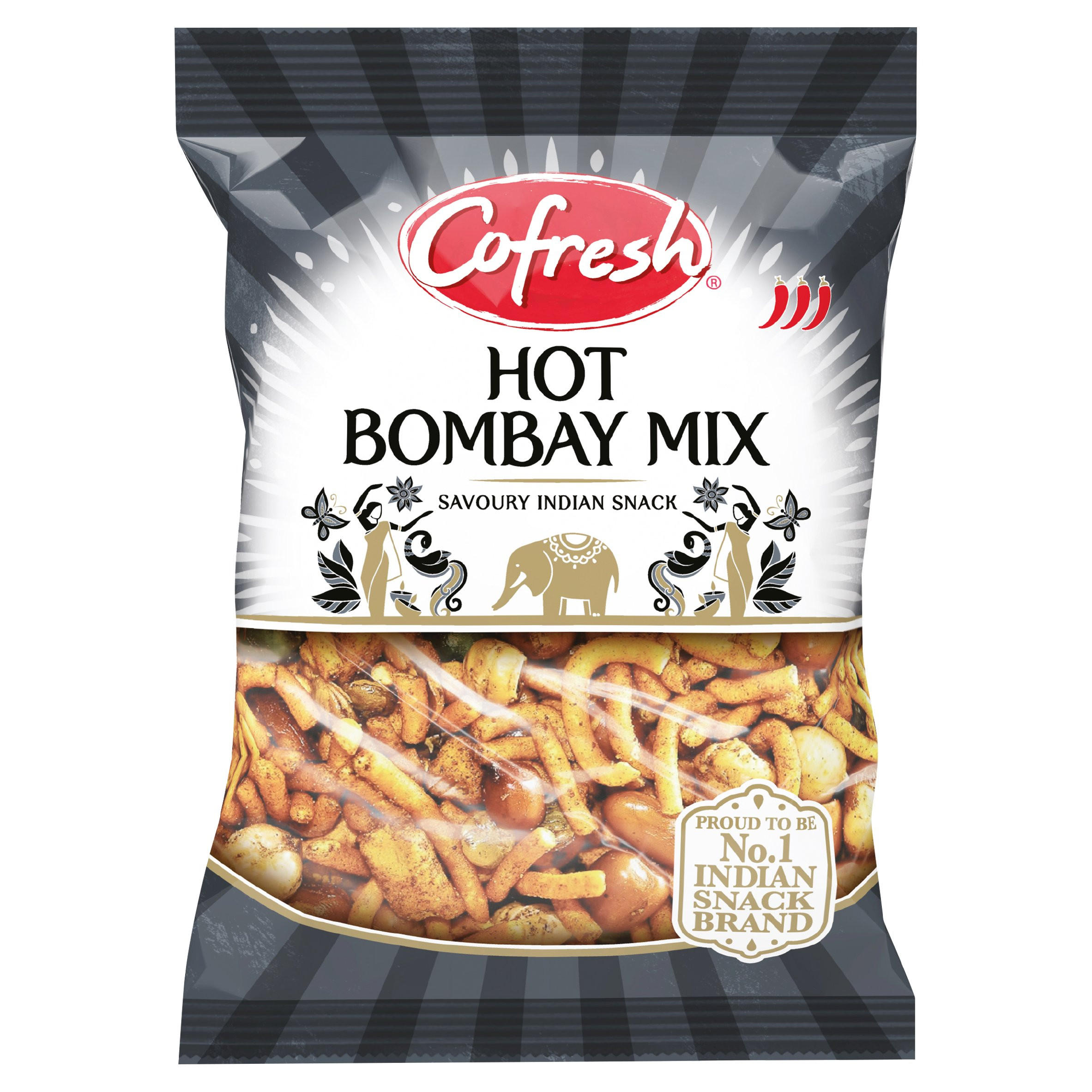 Cofresh Hot Bombay Mix Savoury Indian Snack 200g Nuts & Snacks
