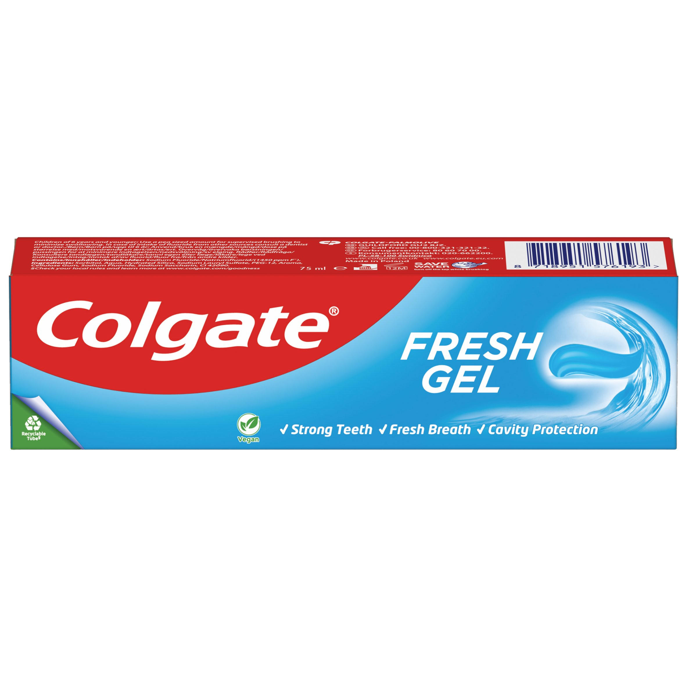 Colgate Fresh Gel Mint Toothpaste 75ml