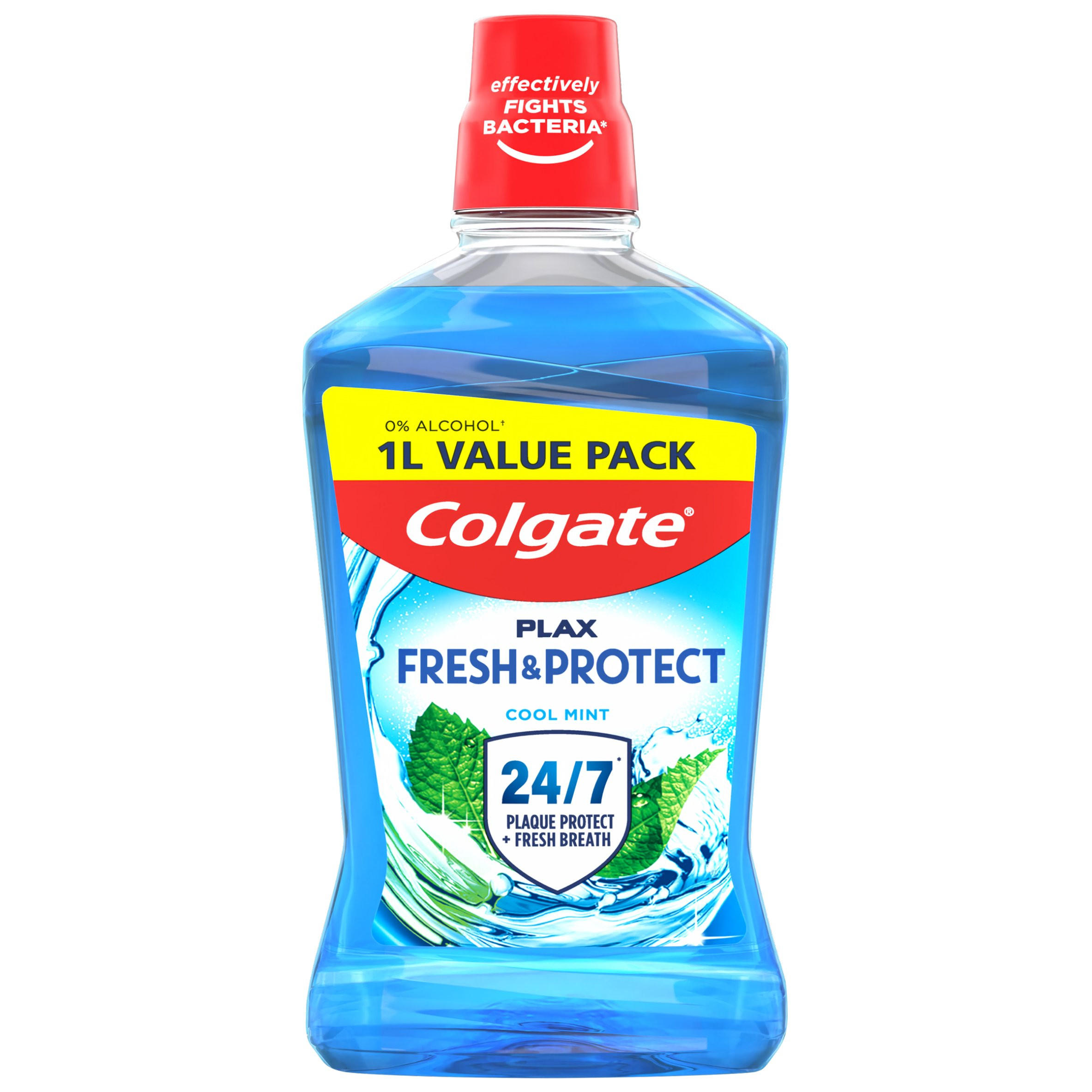 Colgate Plax Cool Mint Mouthwash Alcohol Free 