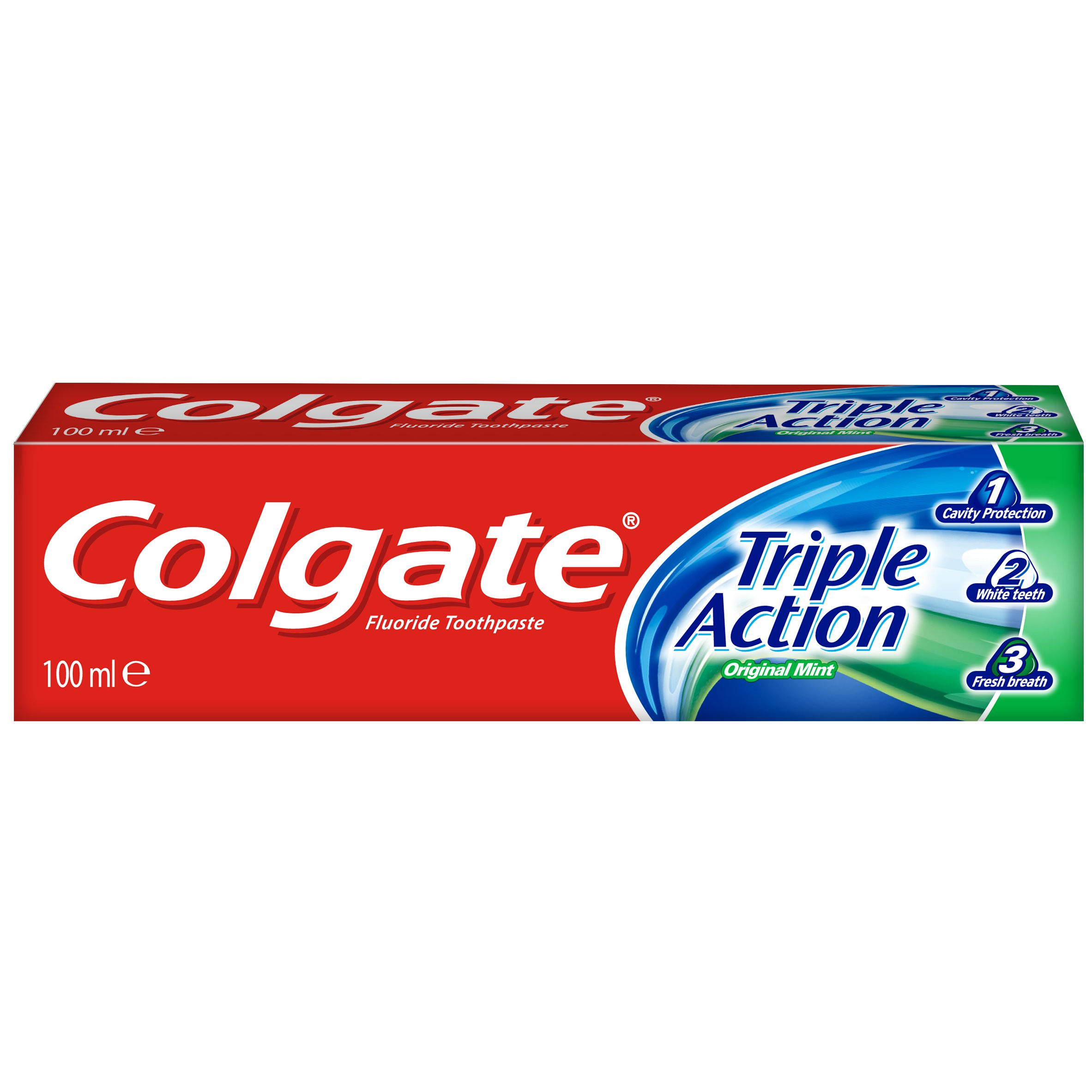 Colgate Triple Action Original Mint Toothpaste 100ml | Dental Care ...