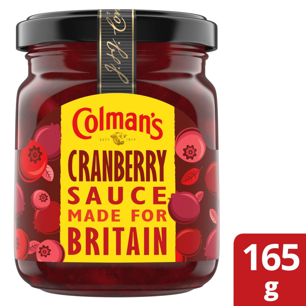 Colman's  Sauce Cranberry 165g, folic acid free