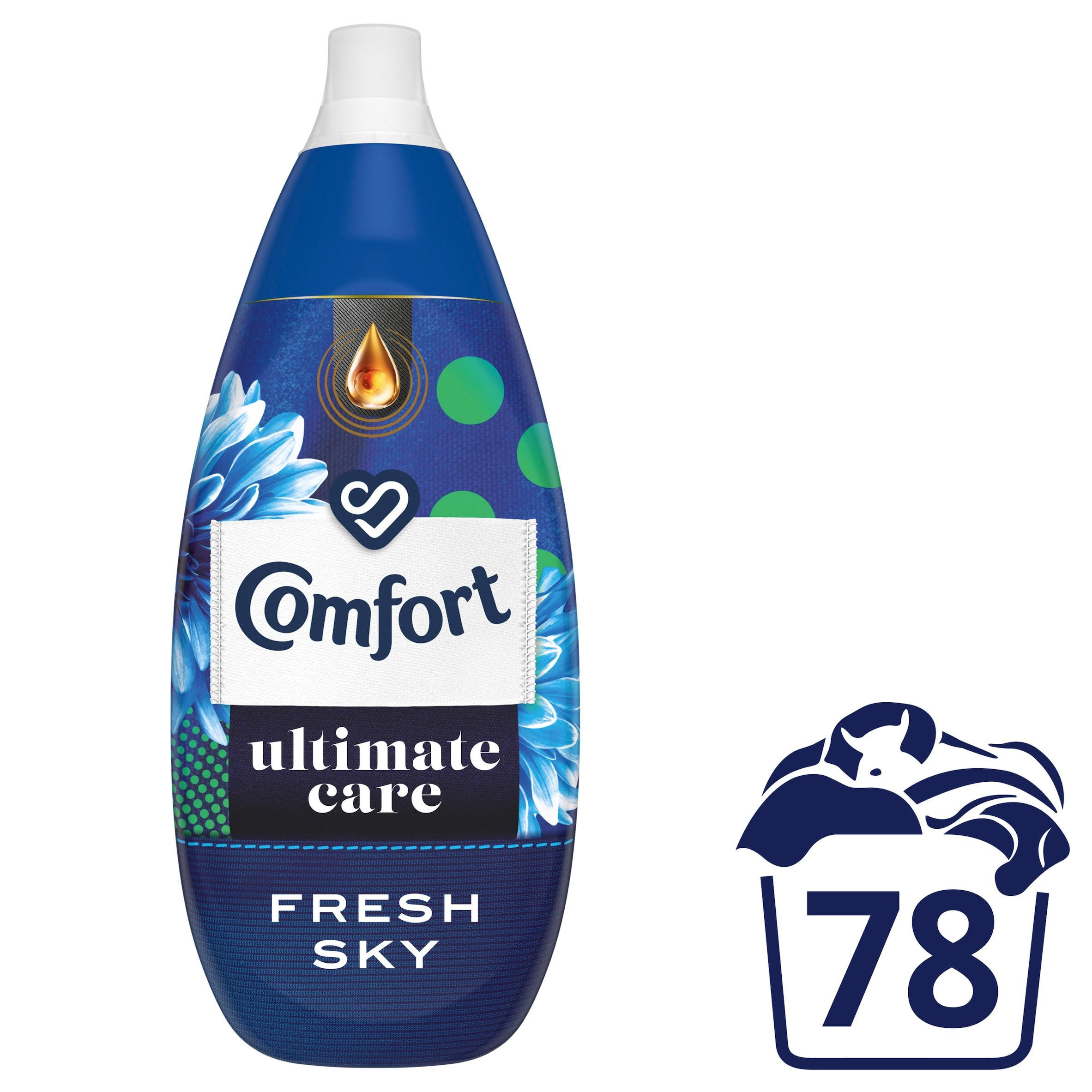 Comfort UltraConcentrated Fabric Conditioner Ultimate Care Fresh Sky