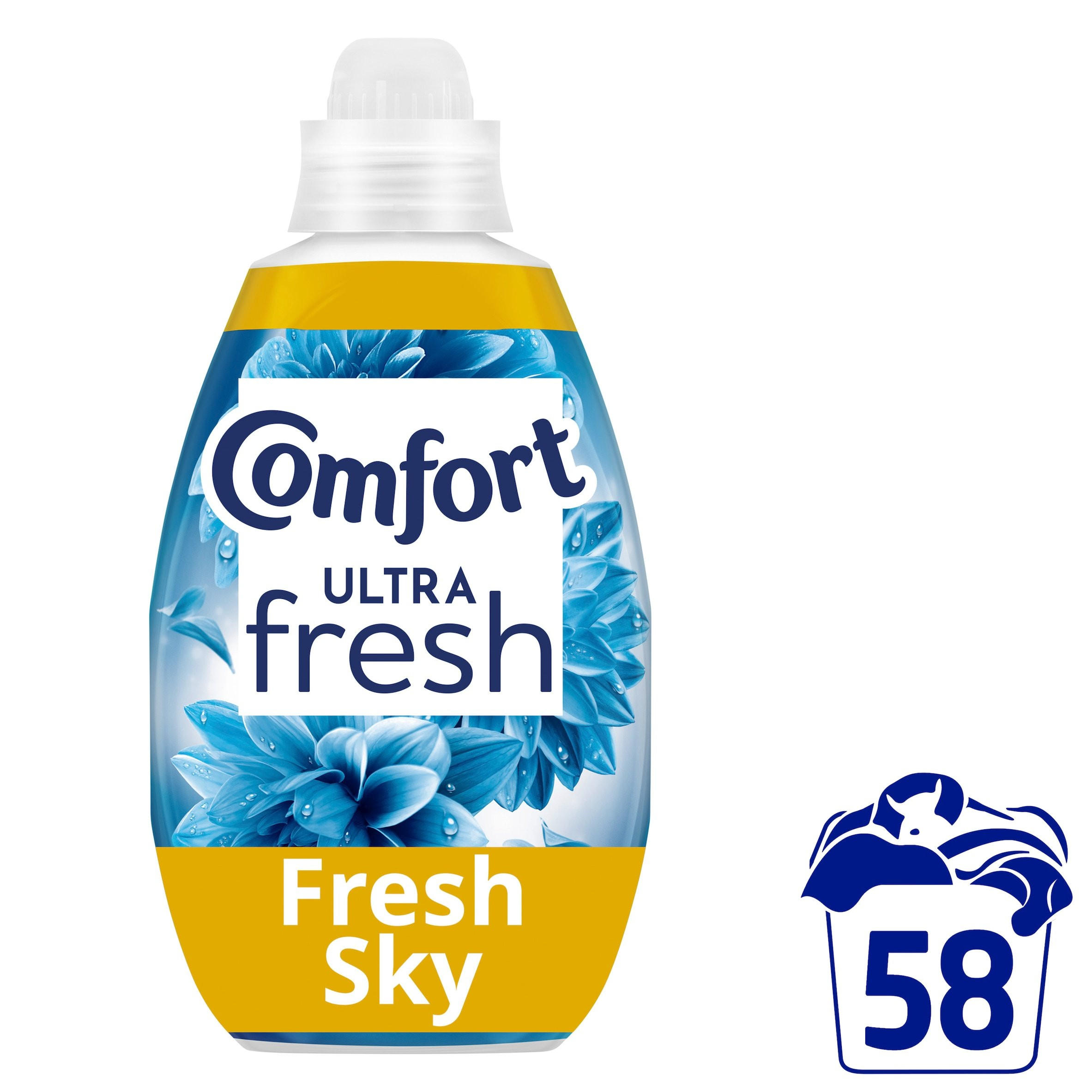Comfort Fresh & Protect Sky Fabric Conditioner 870ml (58 Washes) Assorted Packs