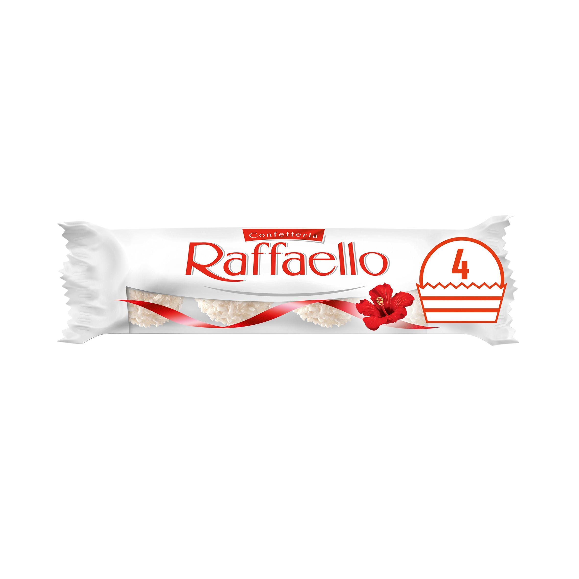 Ferrero Raffaello 4 boules, Praline, 16 paquets - Cdiscount Au quotidien