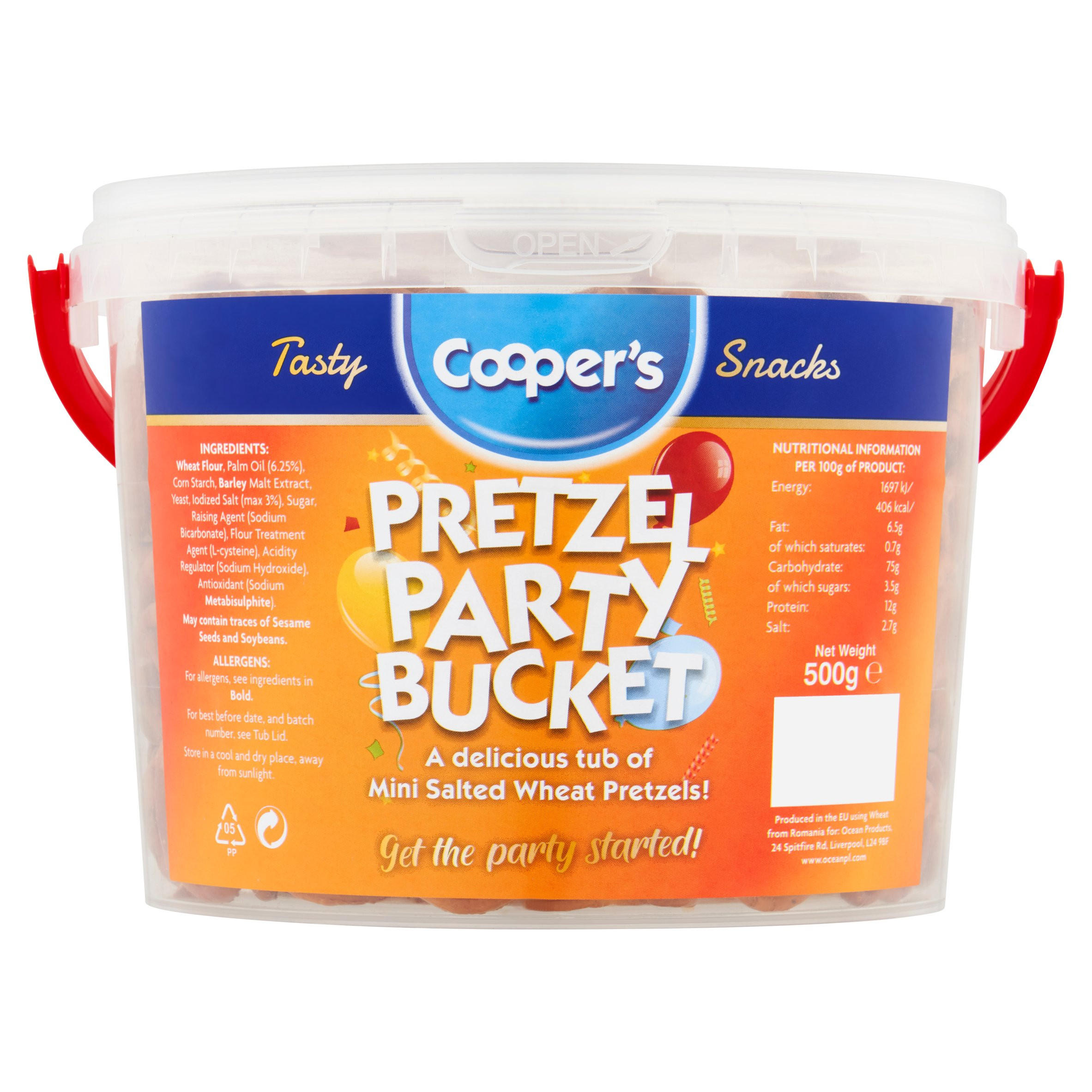 Cooper's Pretzel Party Bucket 500g Nuts & Snacks Iceland Foods