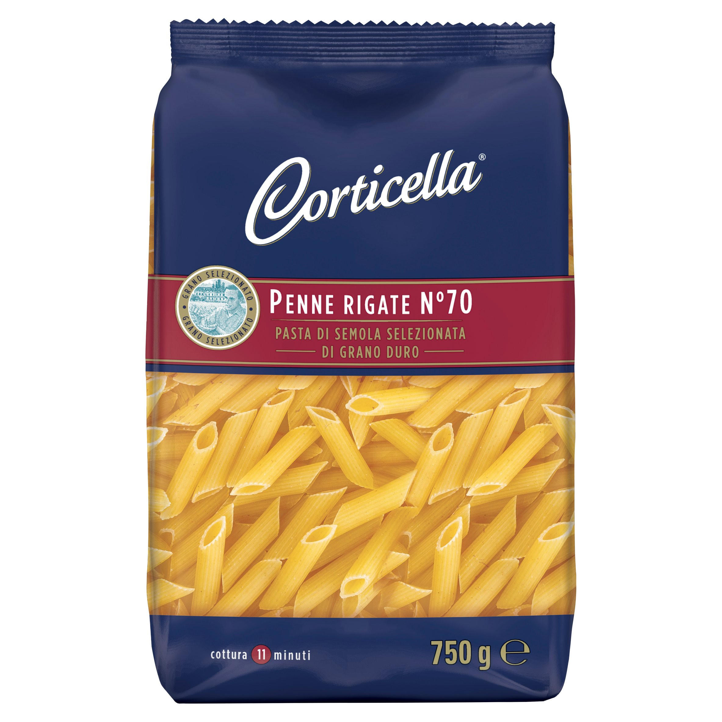 Corticella Durum Wheat Semolina Pasta 750g, folic acid free
