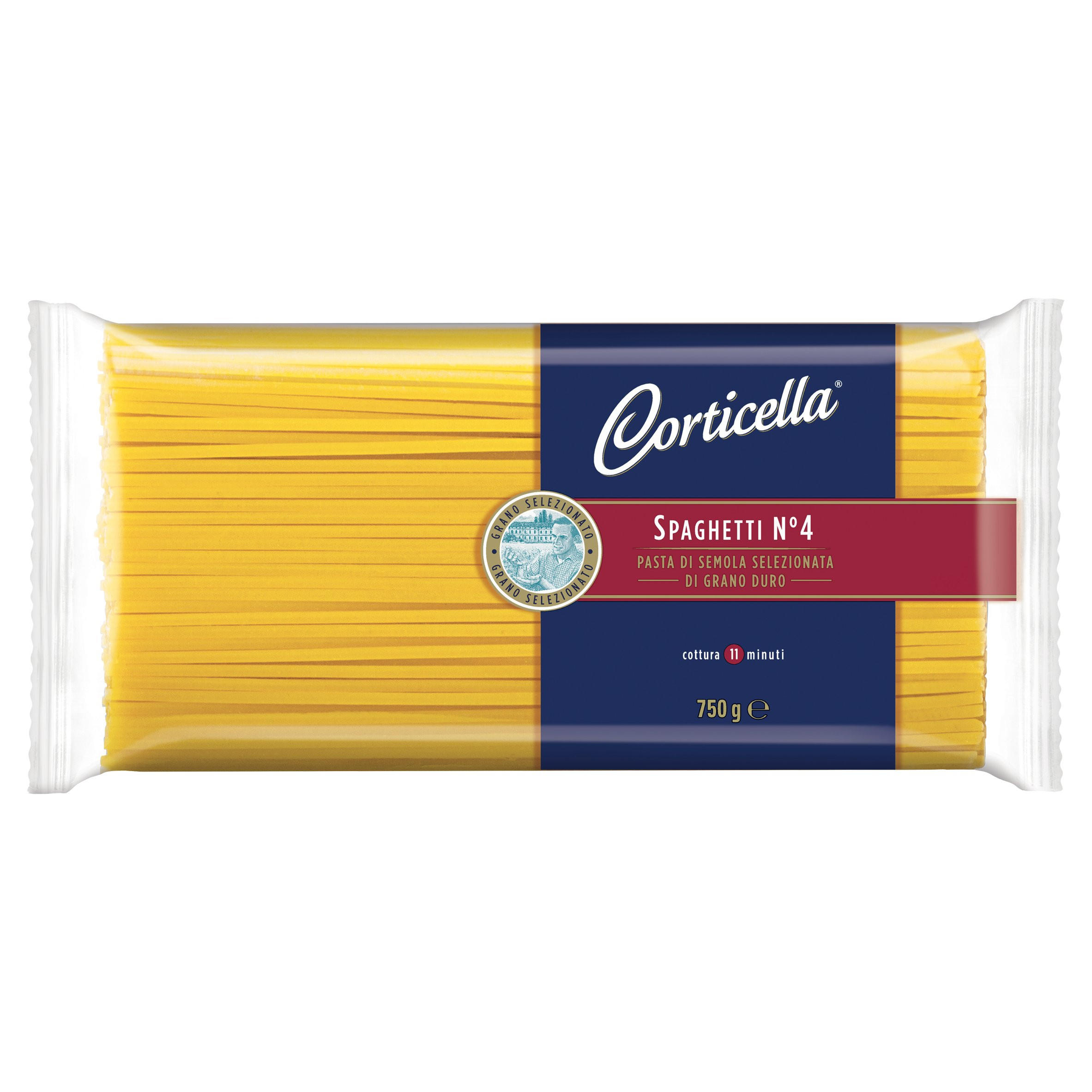 Corticella Spaghetti No 4 750g, folic acid free