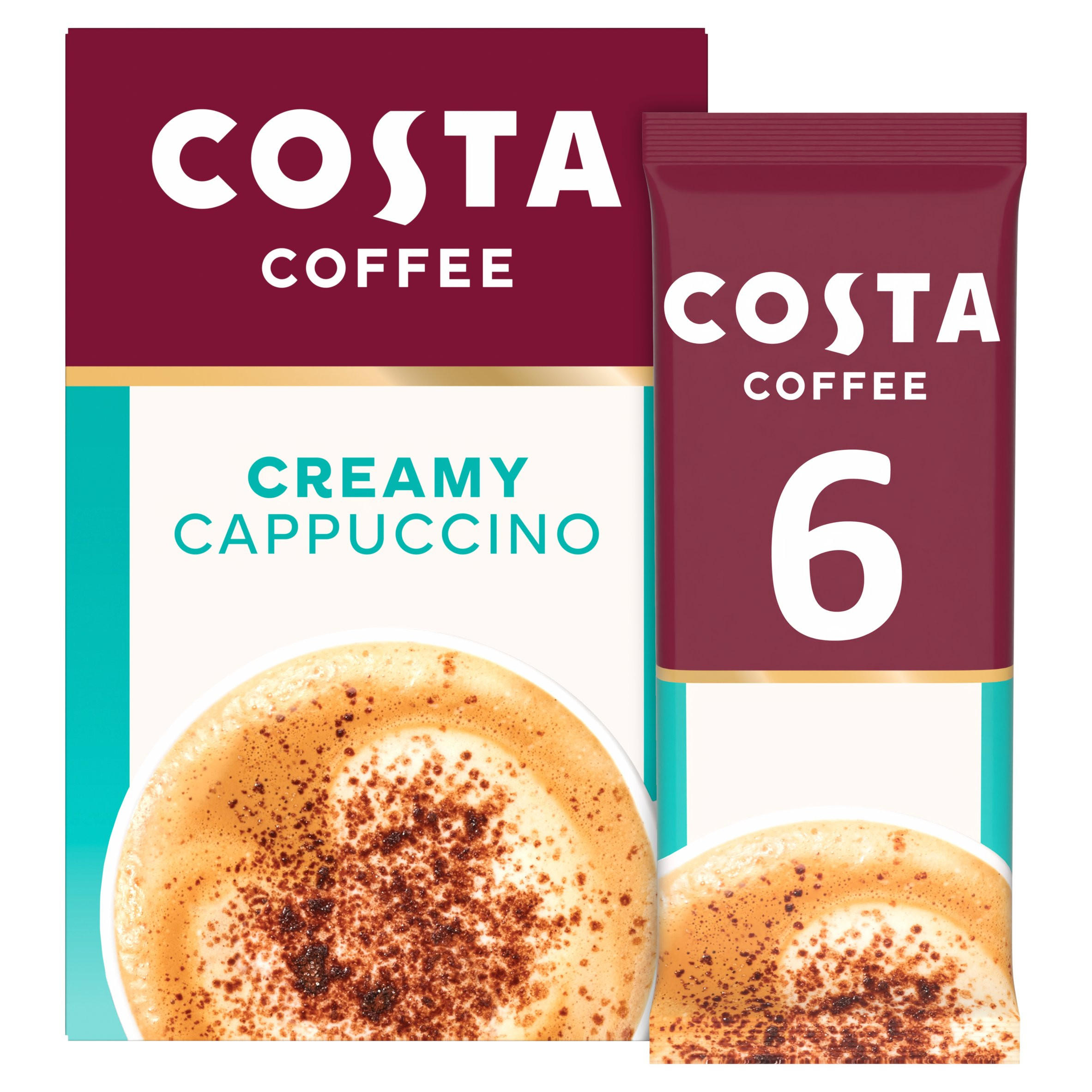 Costa Coffee Barista Creations Creamy Cappuccino 6 x 17g (102g)