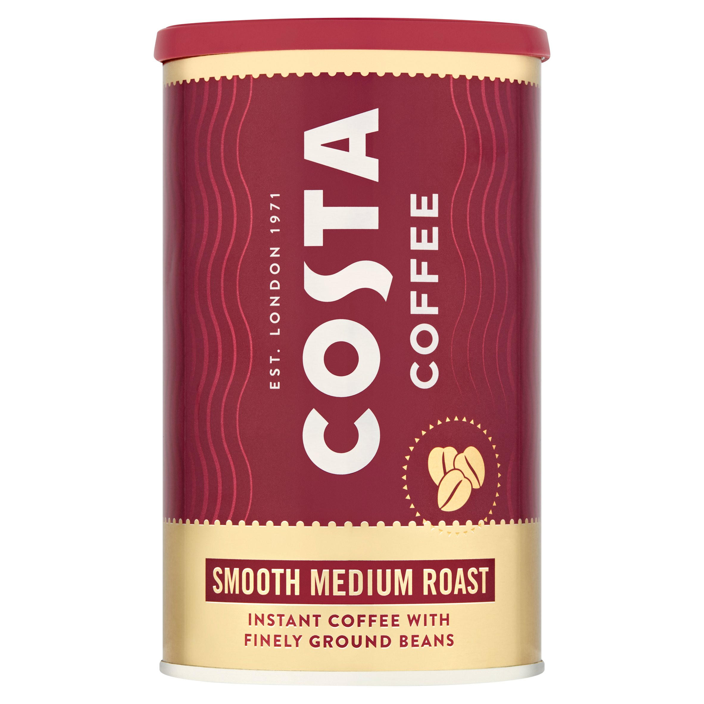 Costa Instant Coffee Smooth Medium Roast 100g Instant