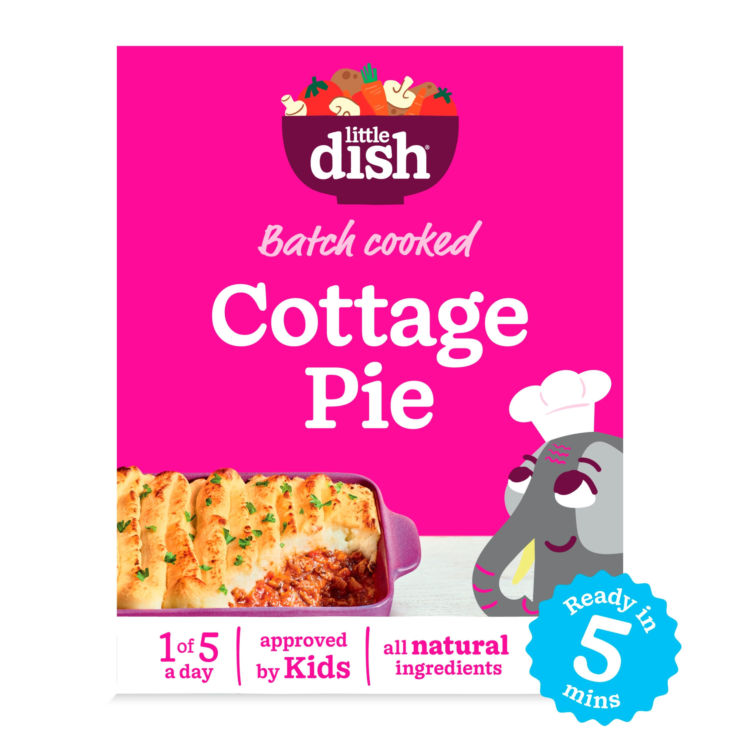 Cottage Pie Frozen Kids Meal, folic acid free
