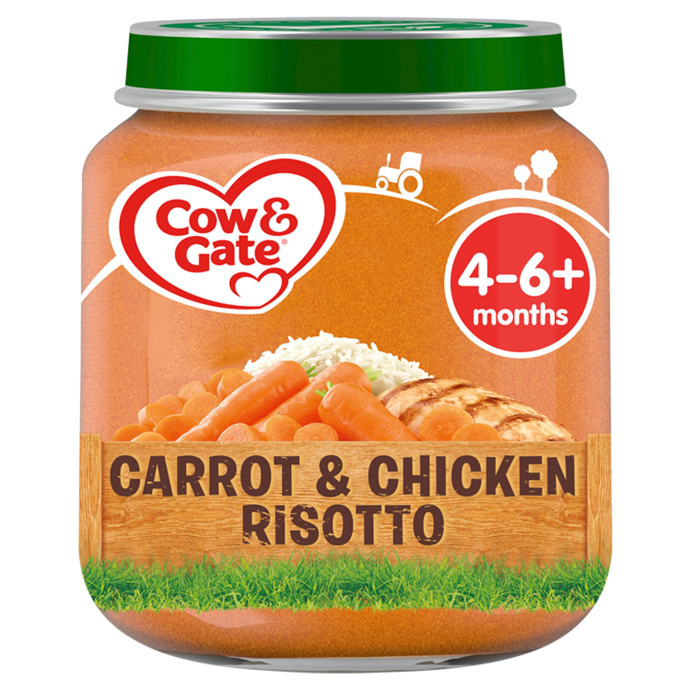 Cow & Gate Carrot & Chicken Risotto Jar 125g Baby Food Iceland Foods