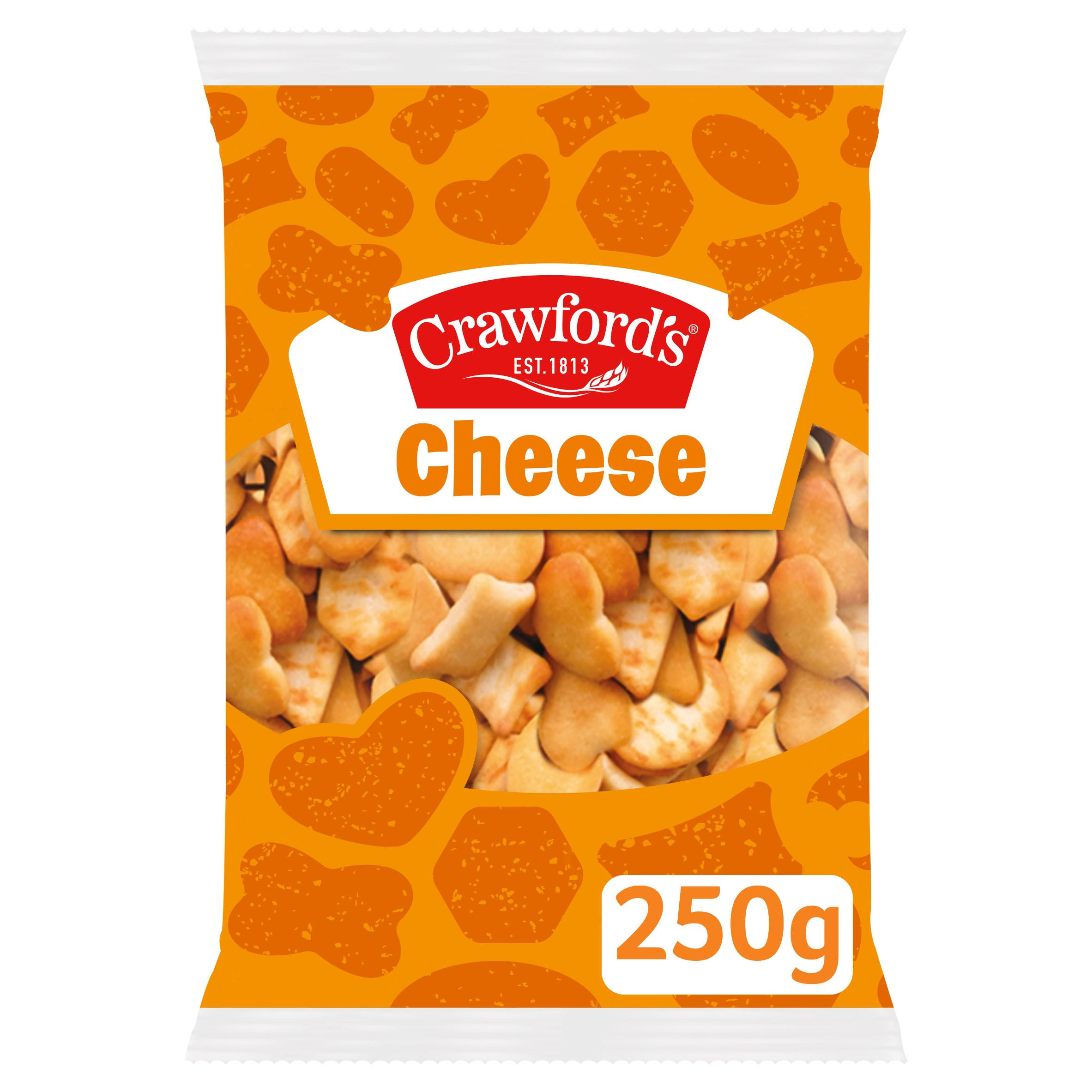 Crawfords Cheese Flavour Savoury Nibbles 250g Sharing Crisps