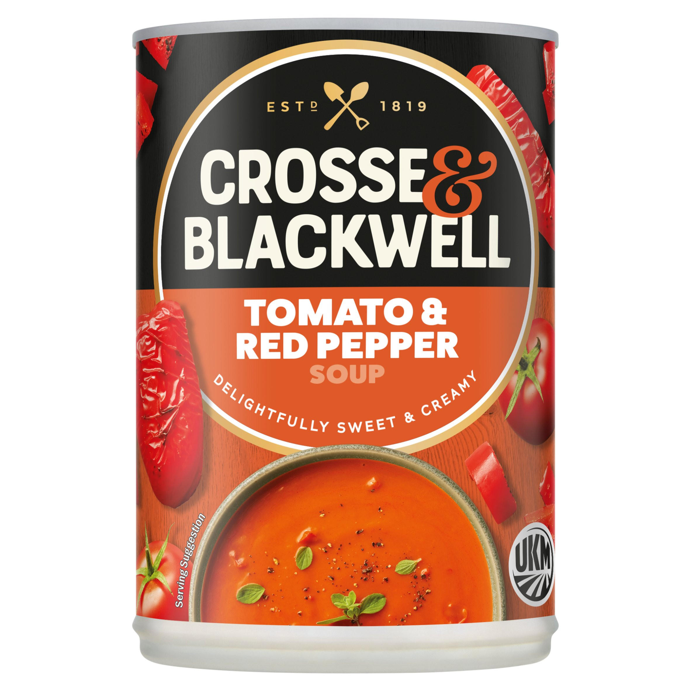 Crosse & Blackwell Tomato & Red Pepper Soup 400g, folic acid free