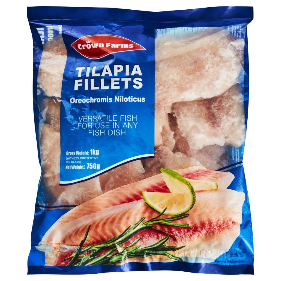 Crown Farms Tilapia Fillet 750g Fish Fillets Iceland Foods