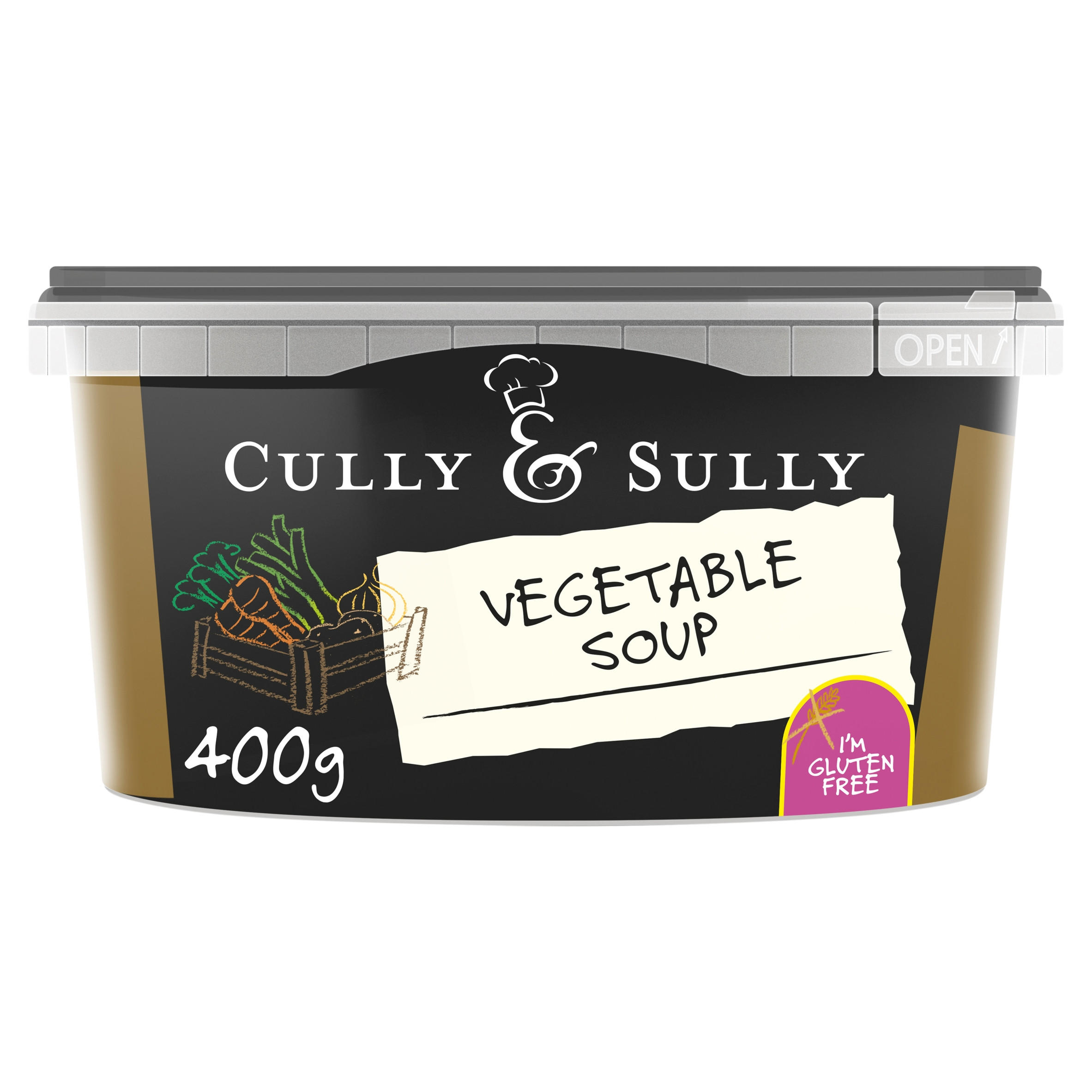 Cully & Sully A Full Bodied Vegetable Soup 400g, folic acid free