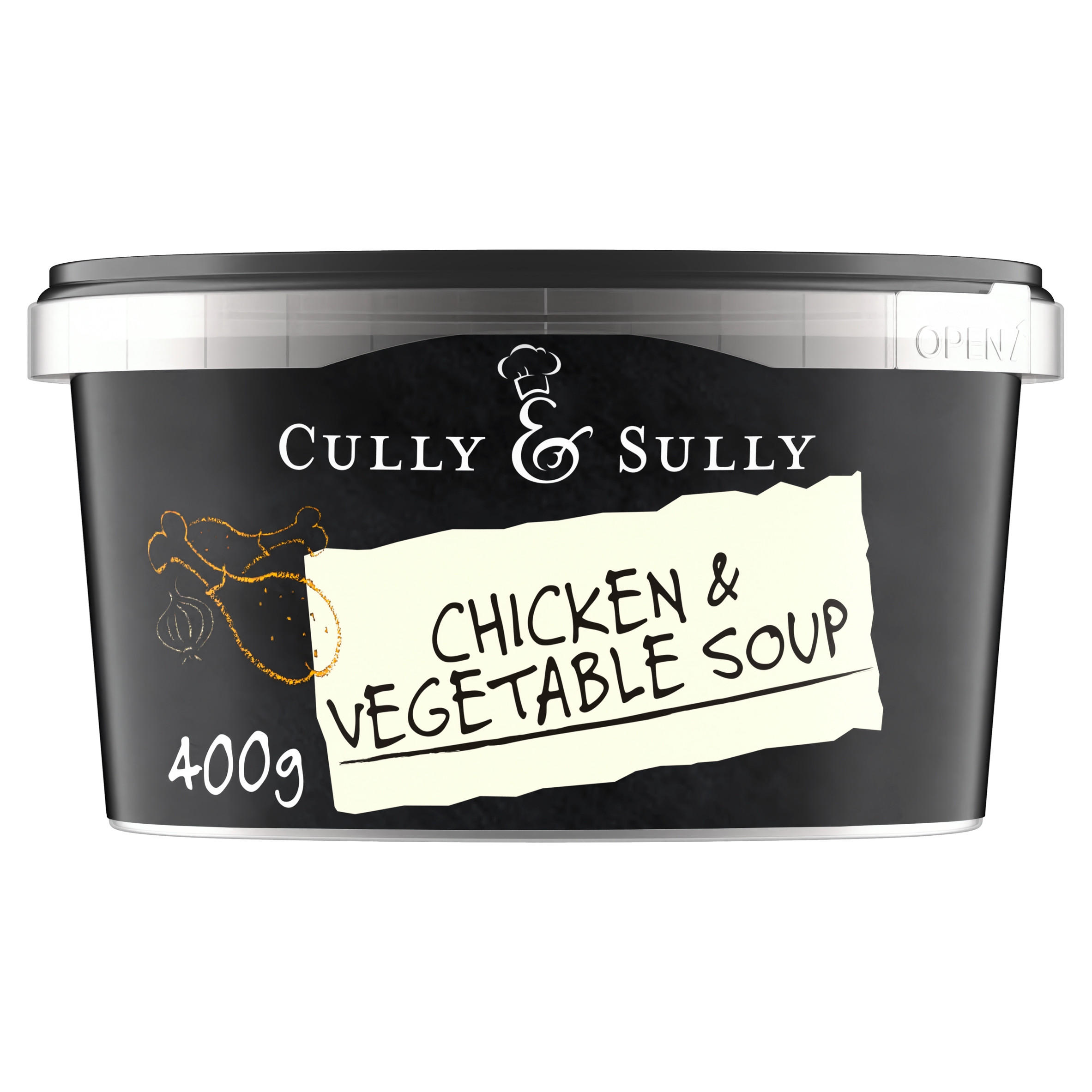 Cully & Sully A Hearty Chicken & Vegetable Soup 400g, folic acid free