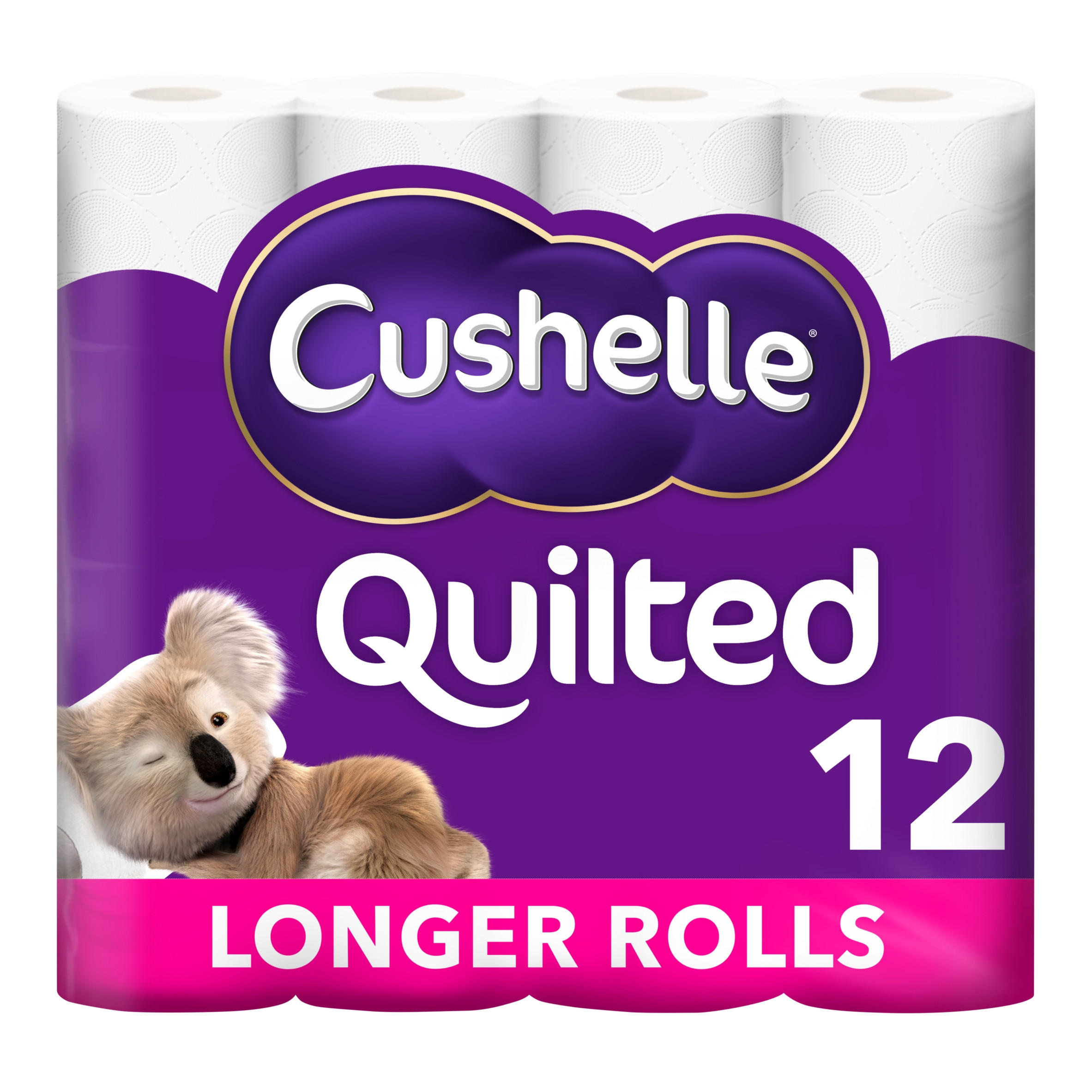 Cushelle Quilted Toilet Roll 6 Rolls 50% More Sheets