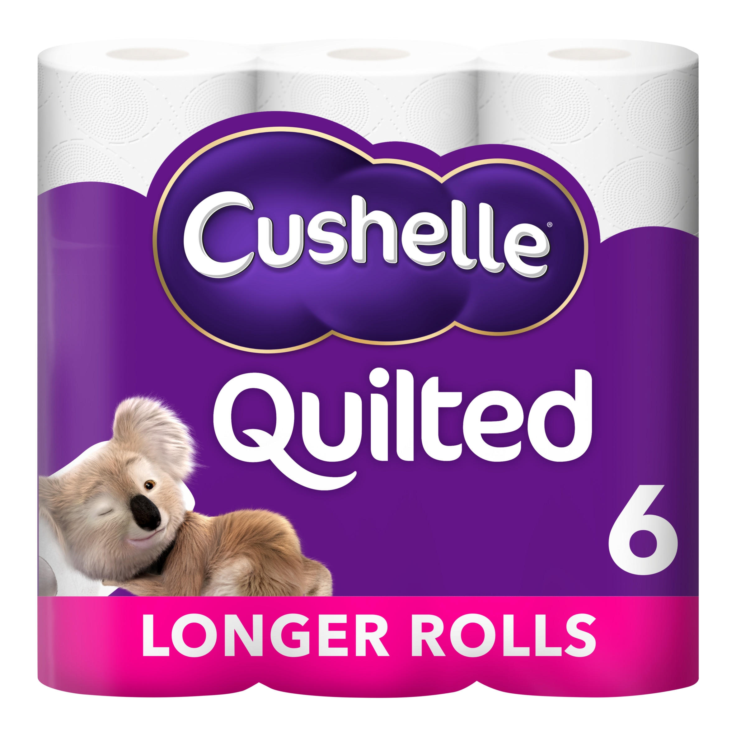 Cushelle Simply Soft Toilet Rolls 12 Rolls 50% More Sheets