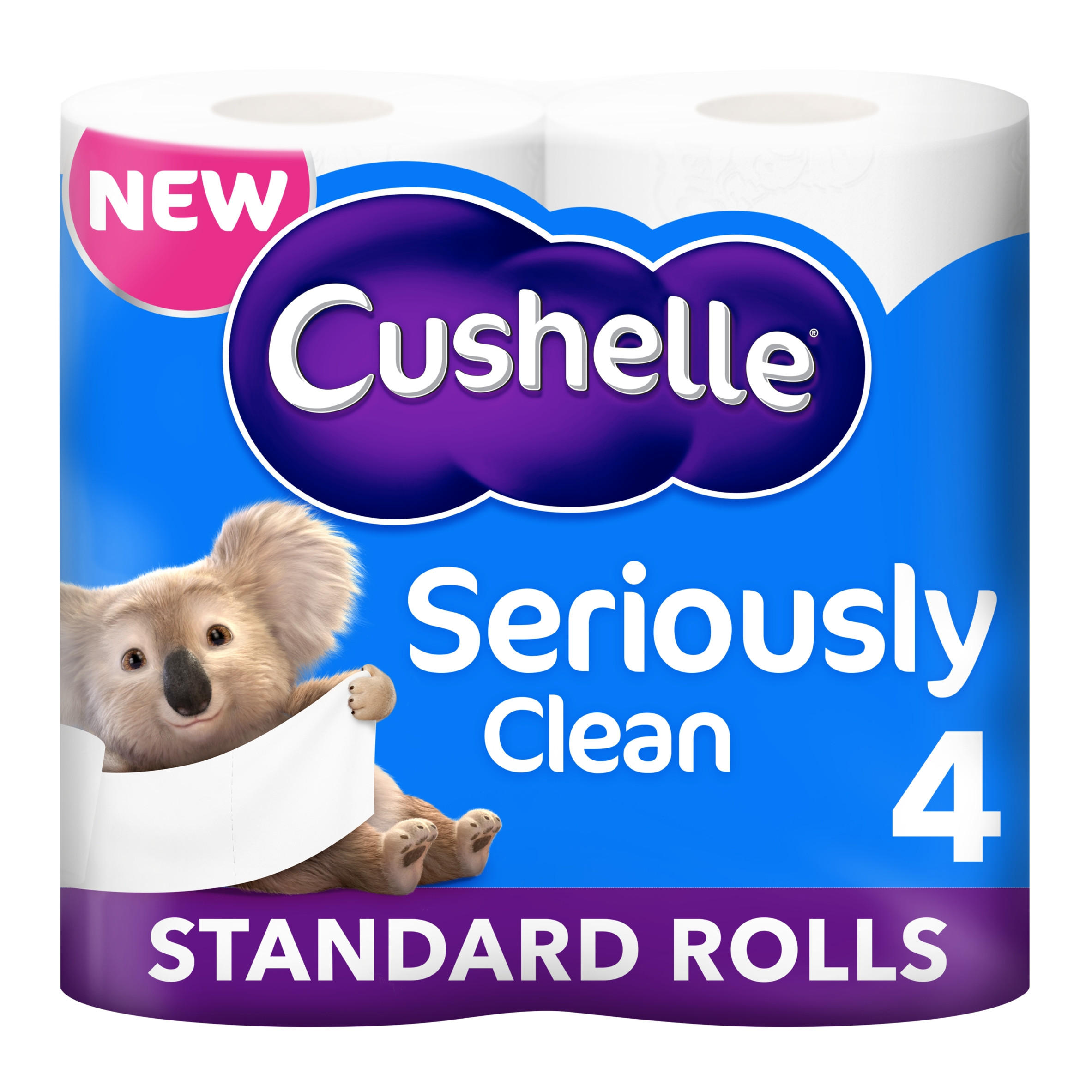 Cushelle Quilted Sunshine Daisy Longer Lasting Toilet Tissue 6 Rolls