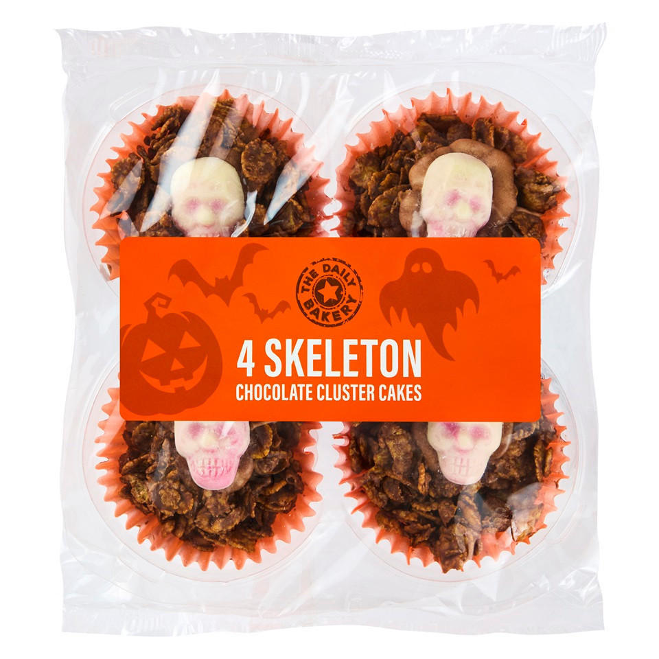 The Daily Bakery 4 Skeleton Cluster Cakes