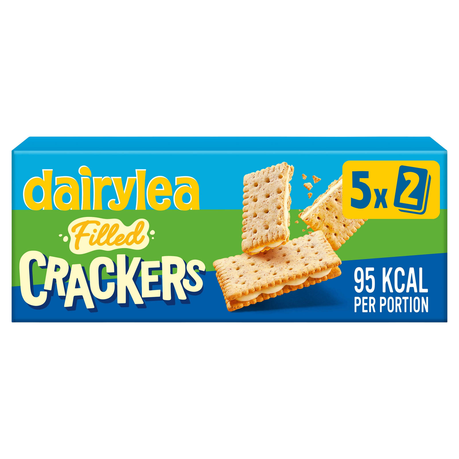 Dairylea Filled Crackers Cheesy Snack 5 pack  | Cheese Snacks &  Spreads | Iceland Foods
