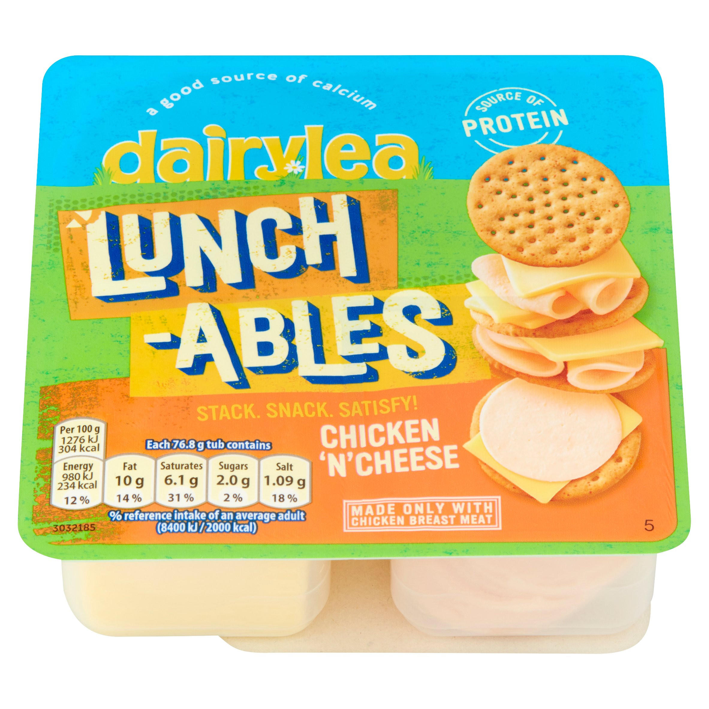 Dairylea Lunchables Chicken 'n' Cheese 76.8g Chilled Ready Meals