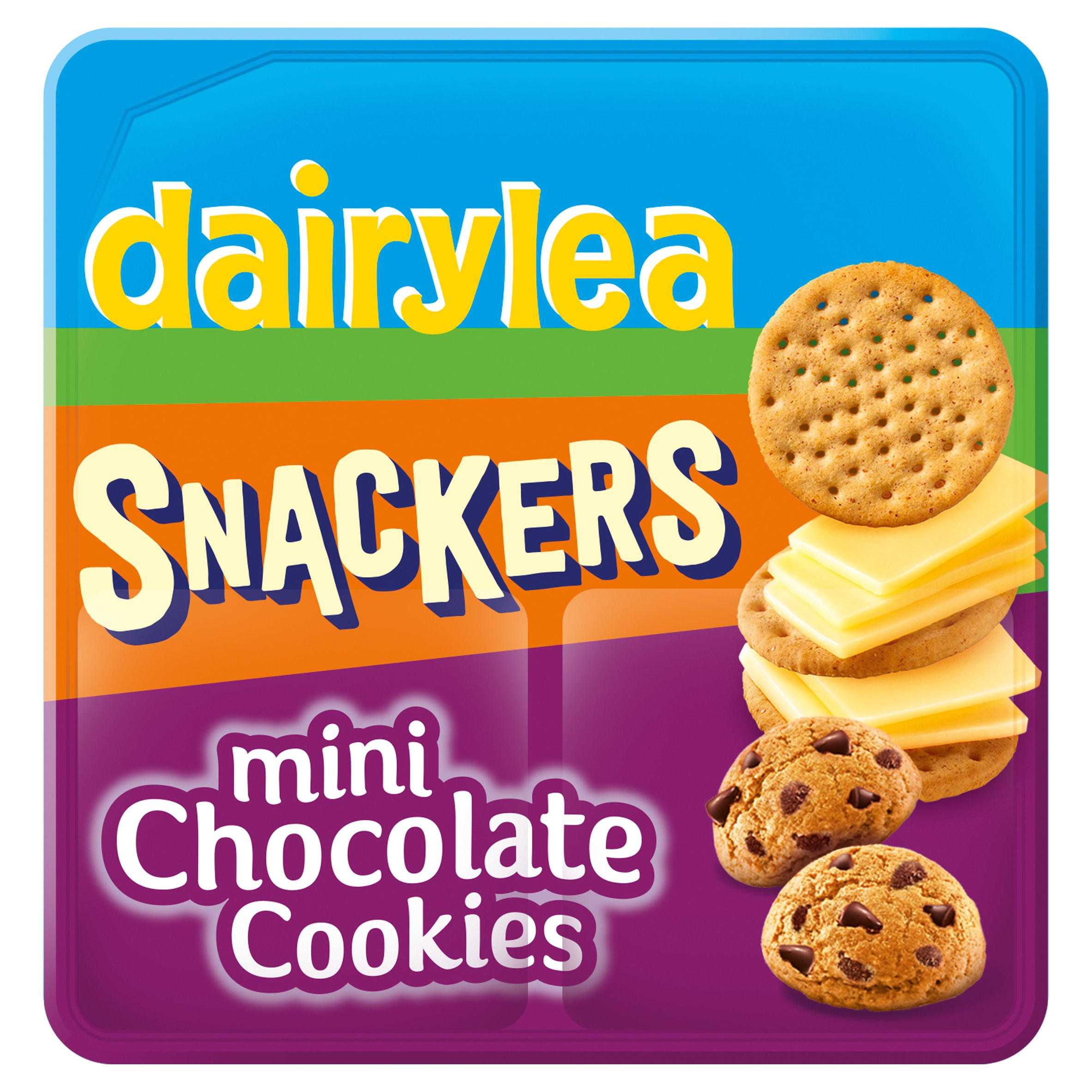 Dairylea Snackers Cheese & Crackers with Mini Chocolate Cookies 70.7g