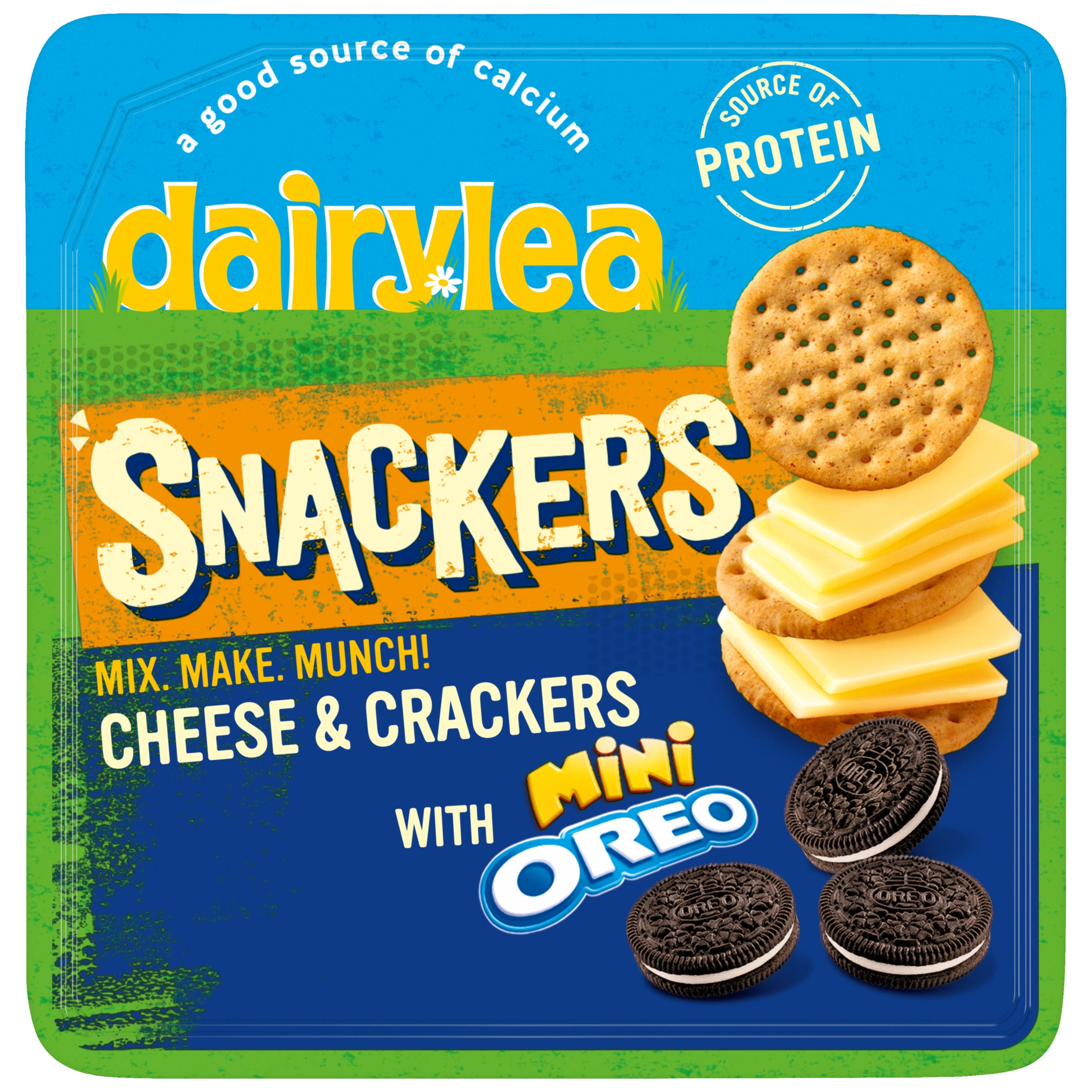 Dairylea Snackers Cheese & Crackers with Mini Chocolate Buttons