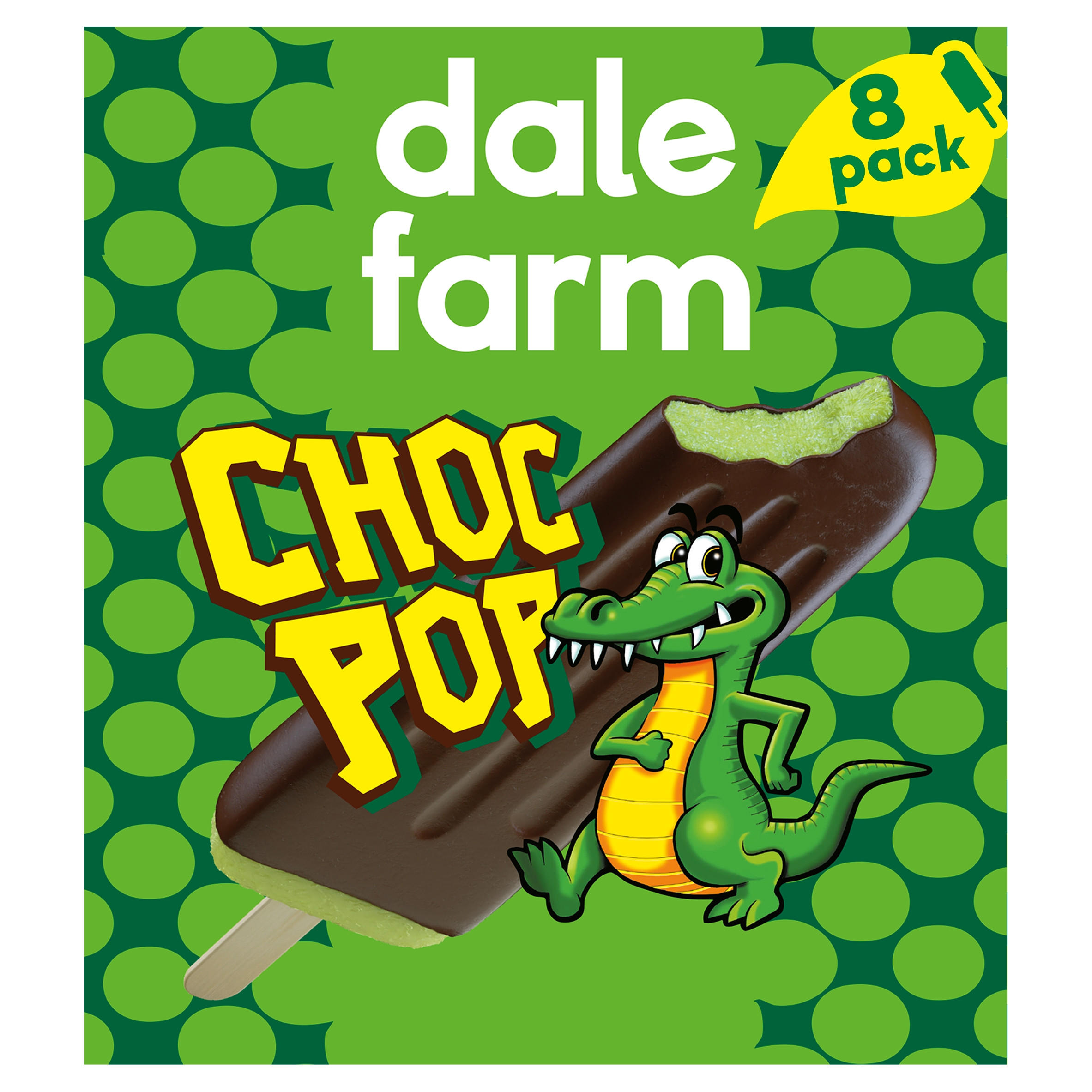 Dale Farm 8 Choc Pop Super Family Pack 544ml