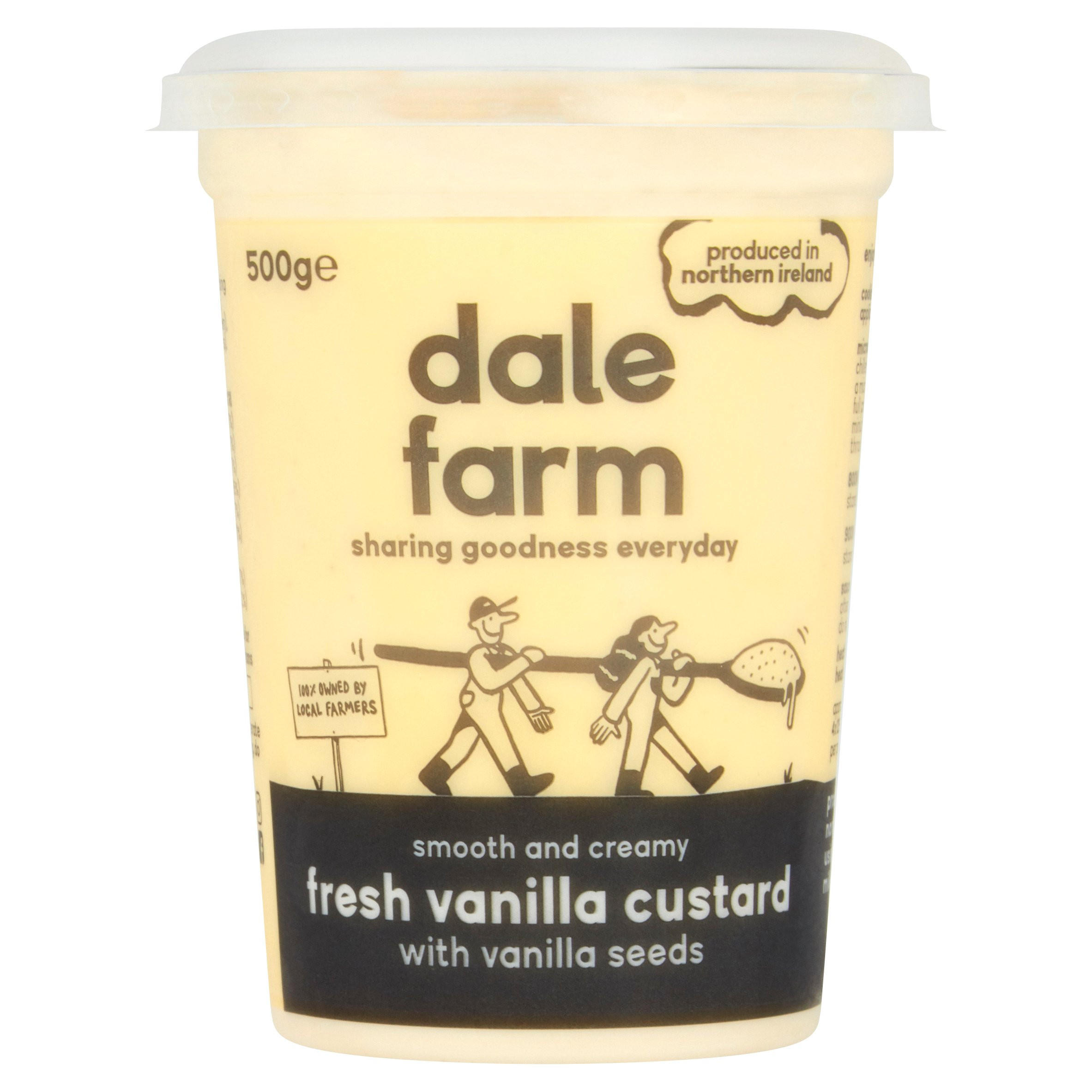 Dale Farm Fresh Vanilla Custard with Vanilla Seeds 500g