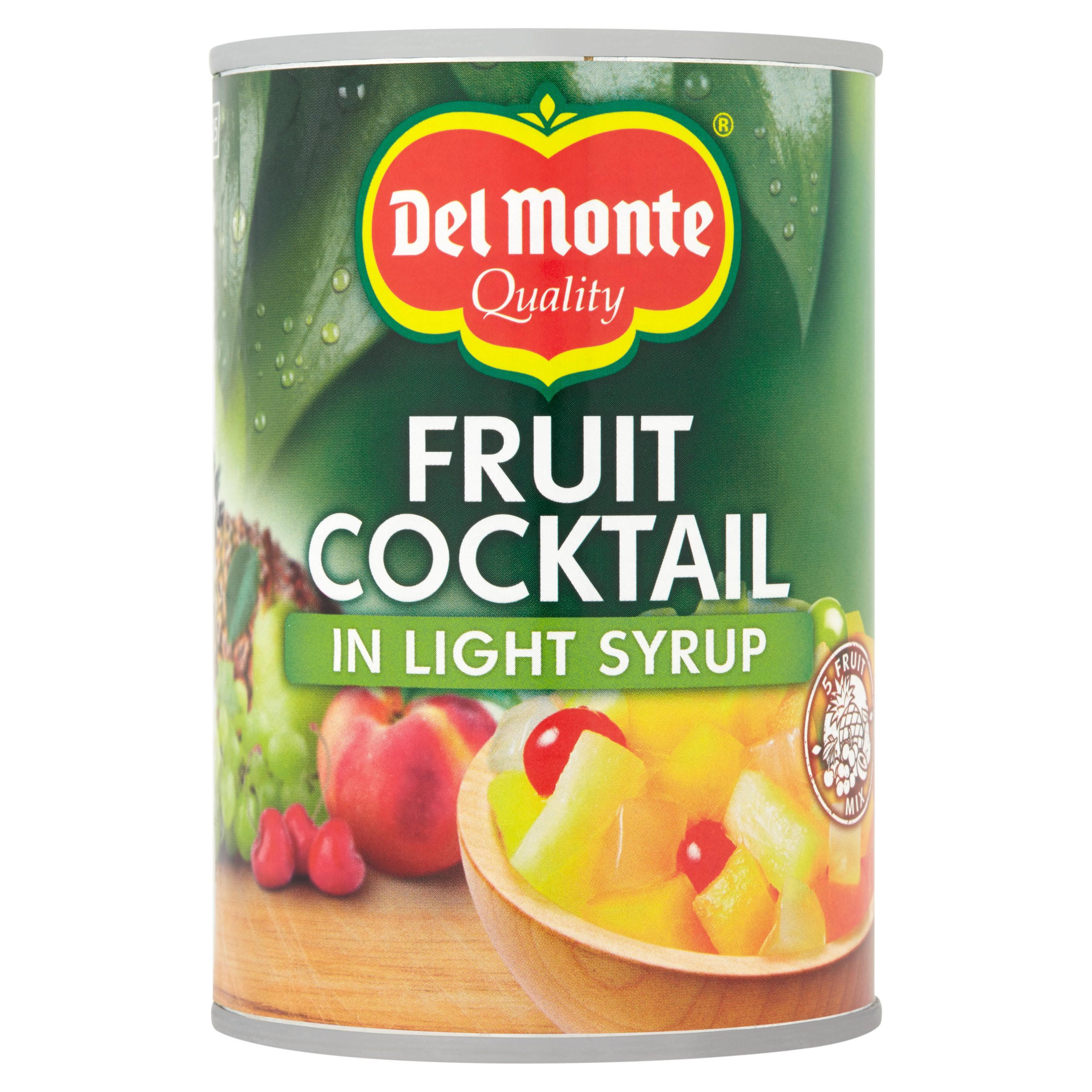 Del Monte Fruit Cocktail in Light Syrup 420g Tinned Fruit, Desserts