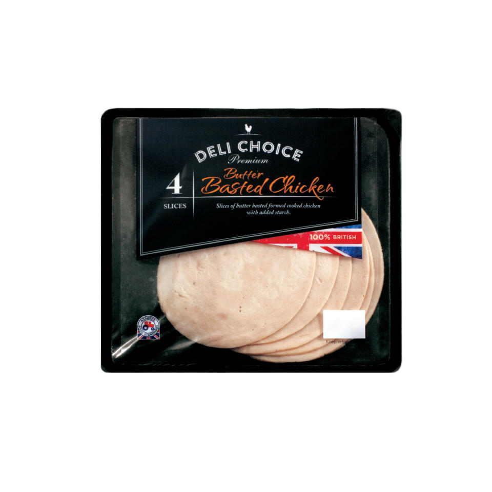 Deli Choice 4 Butter Basted Chicken Slices 120g Chicken & Turkey Iceland Foods