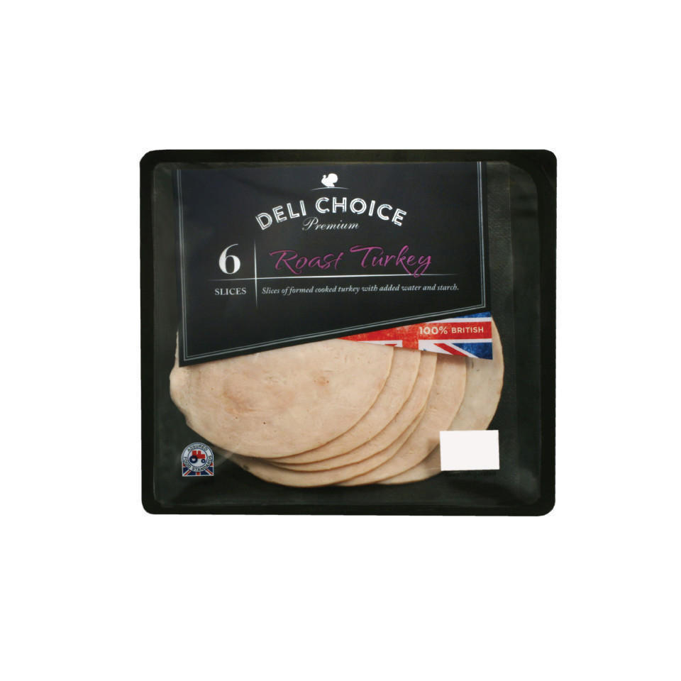 Deli Choice 6 Roast Turkey Slices 120g Chicken & Turkey Iceland Foods