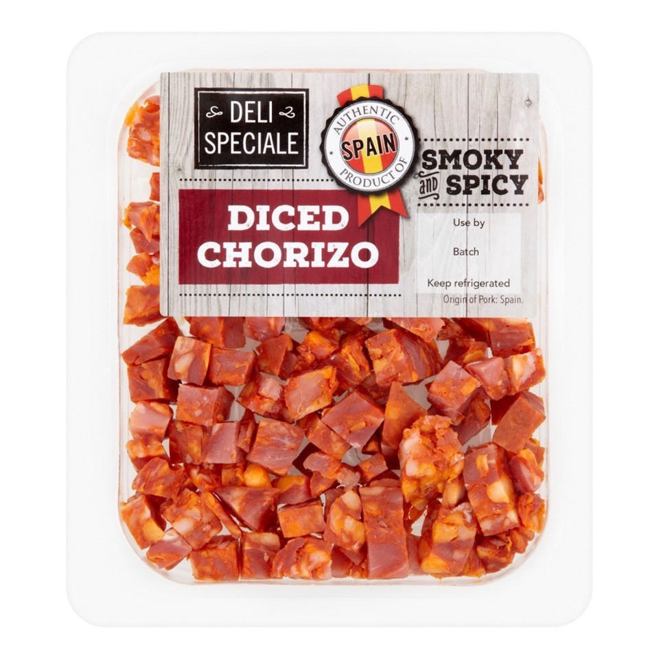 Deli Speciale 80g Diced Chorizo Continental Meats Iceland Foods