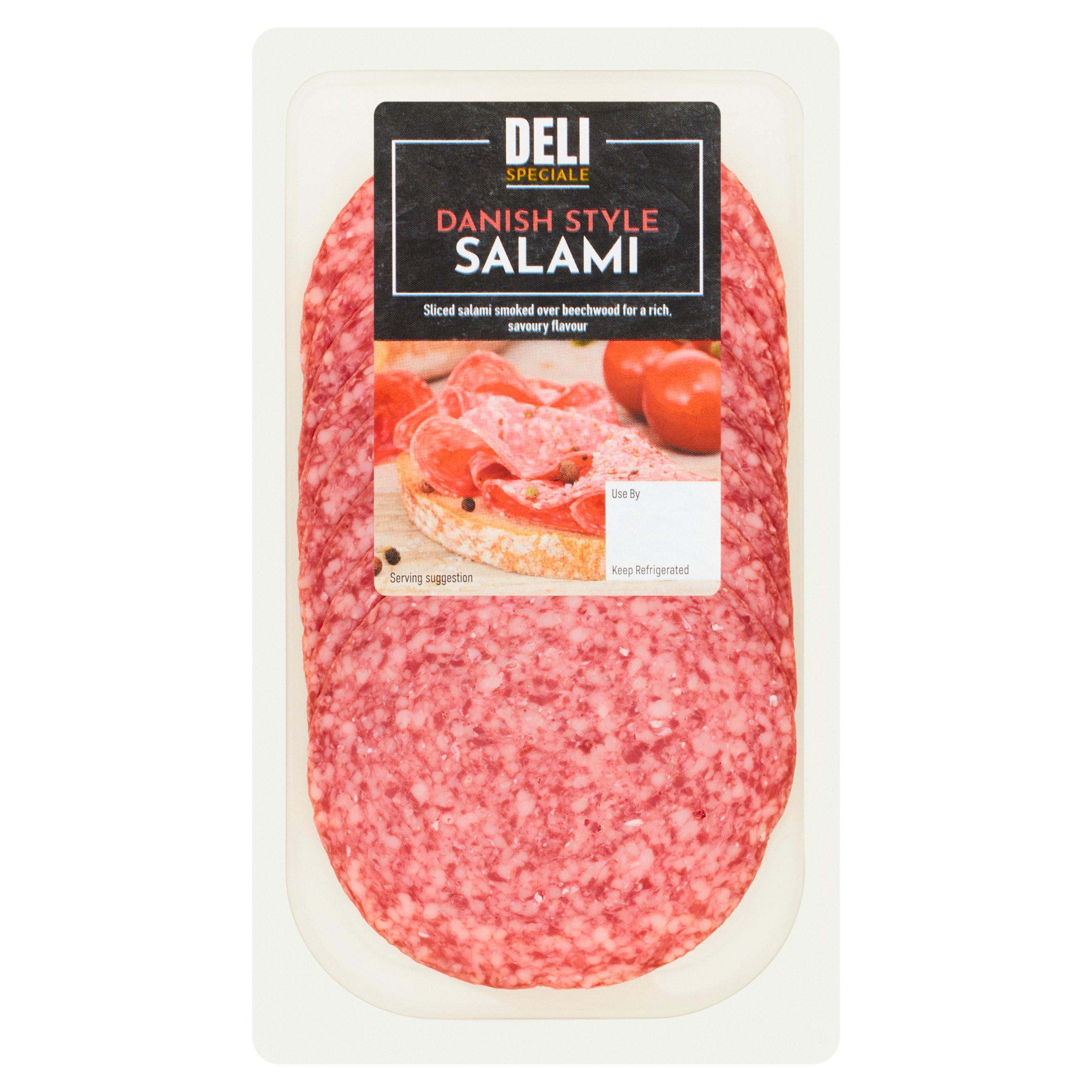 Deli Speciale Danish Style Salami 80g Continental Meats Iceland Foods