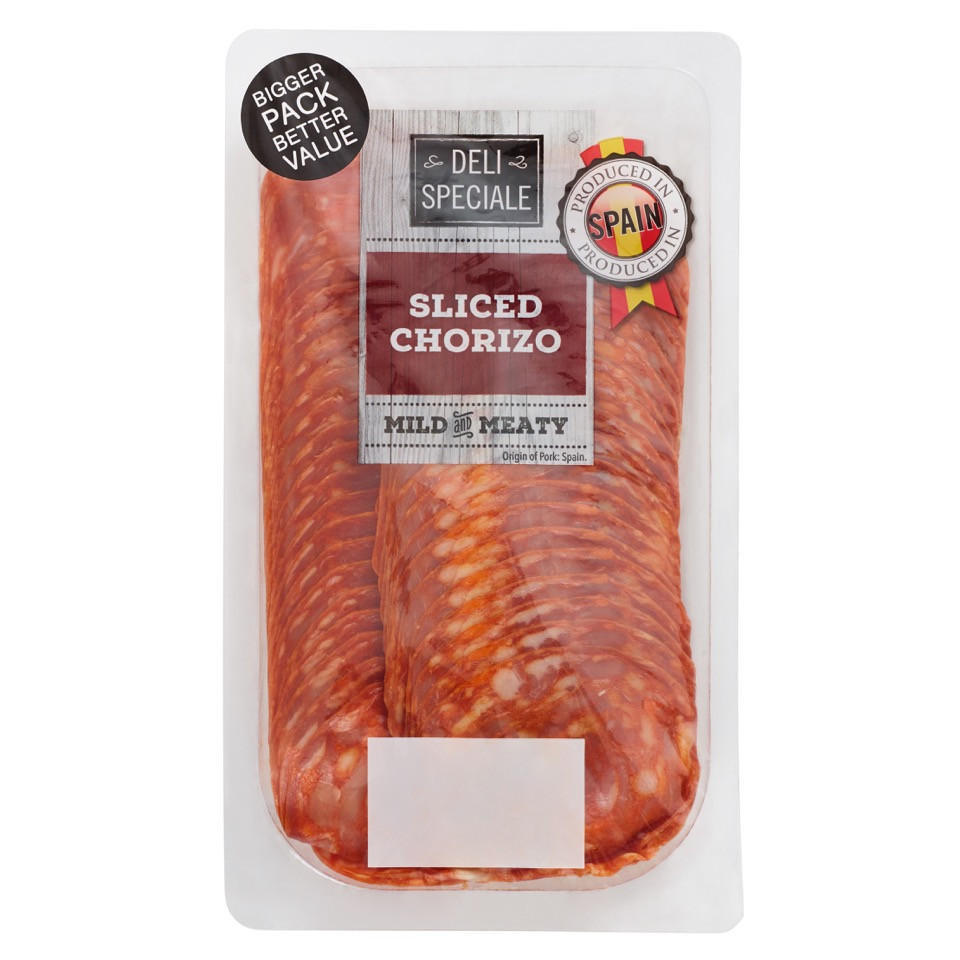 Deli Speciale Sliced Chorizo 175g Continental Meats Iceland Foods