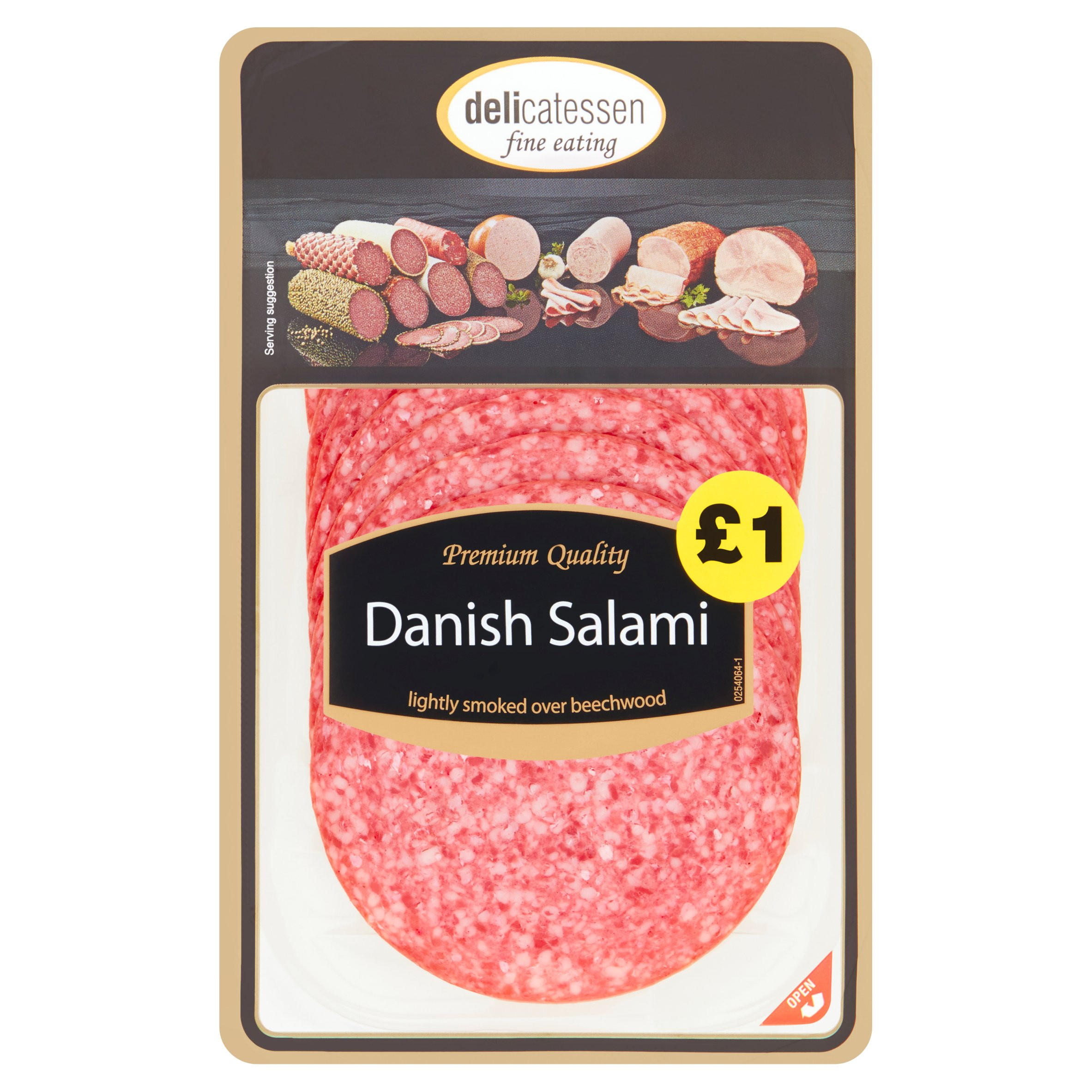 Delicatessen Fine Eating Danish Salami 80g Continental Meats