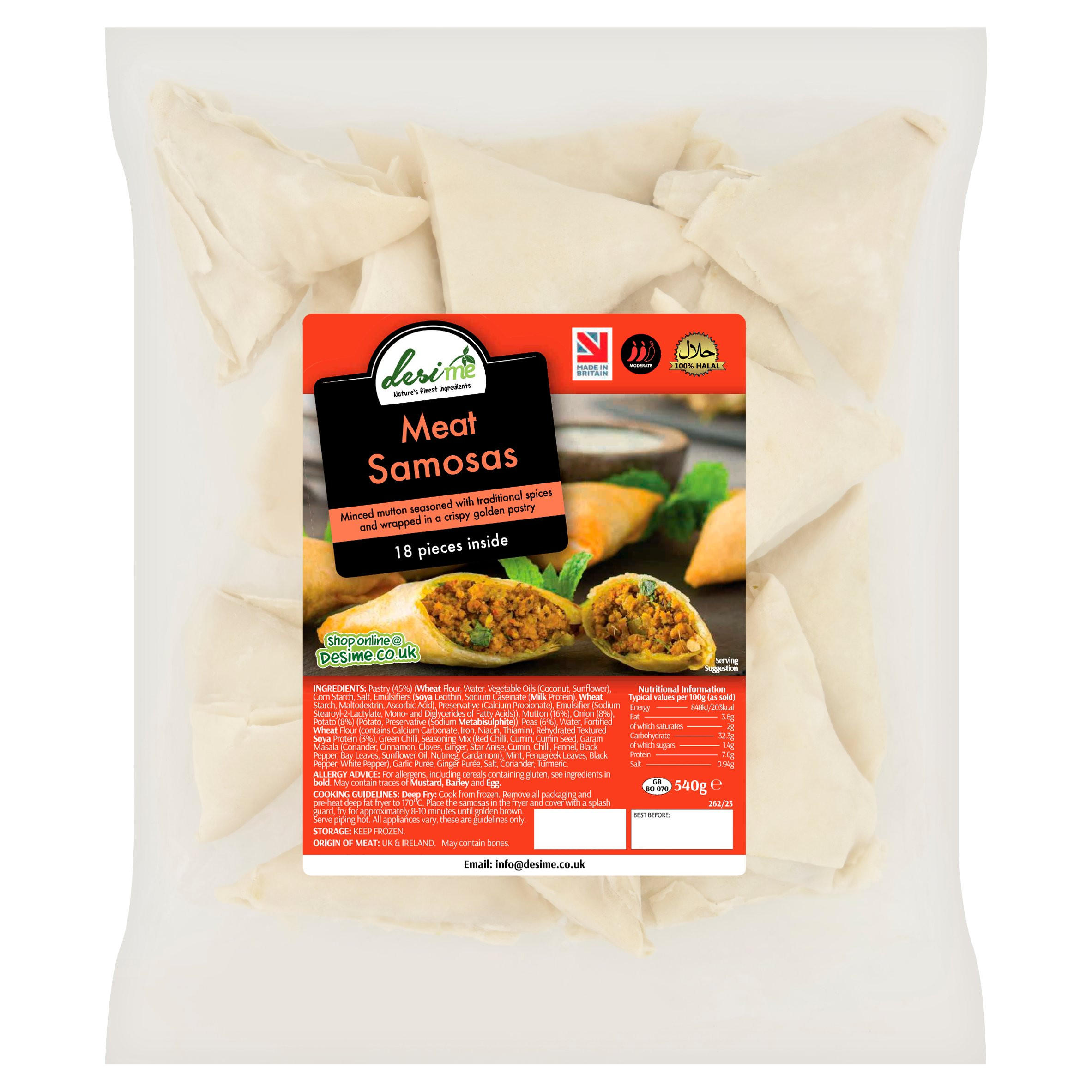 Desime Meat Samosas 540g | Halal | Iceland Foods