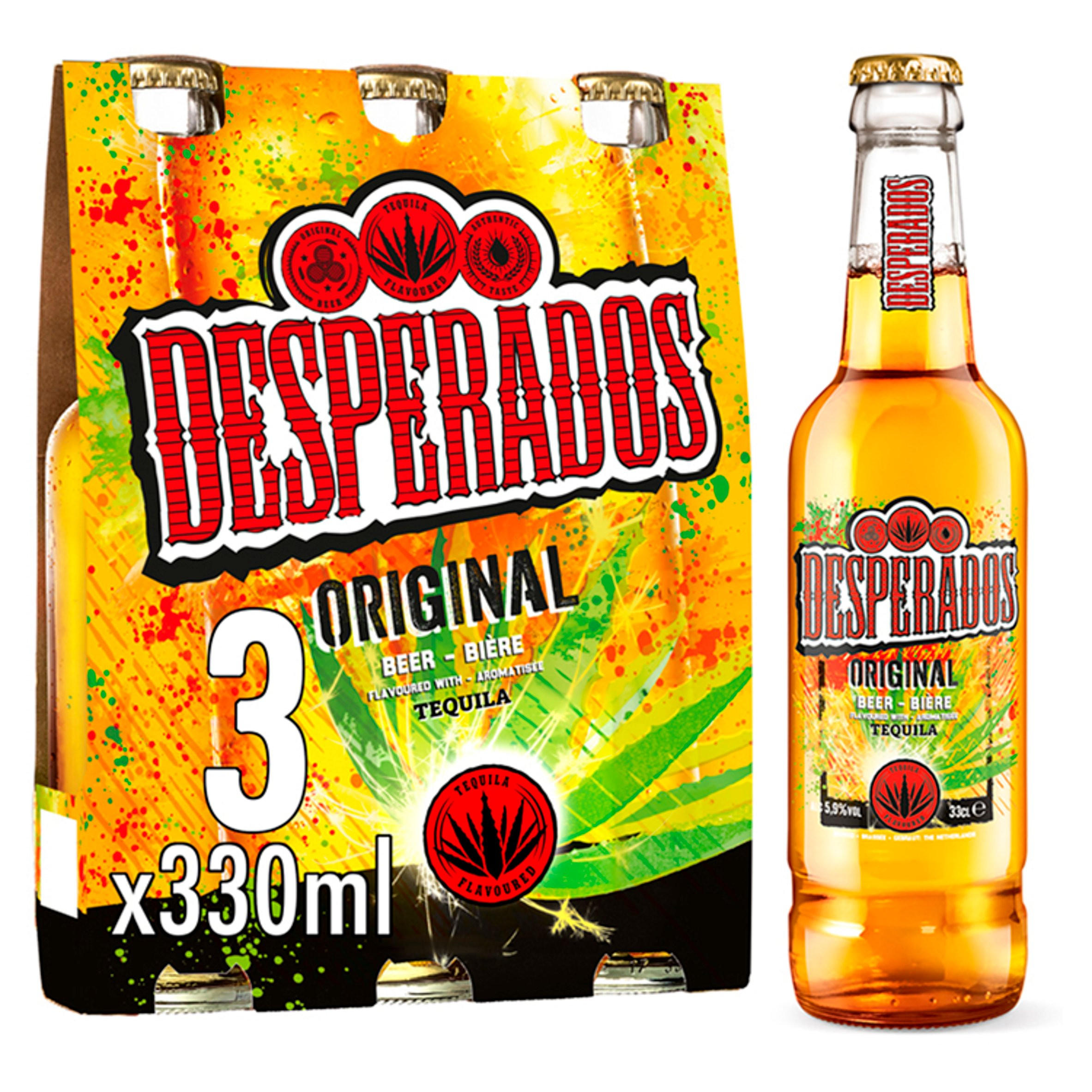 Desperados tequila flavoured beer