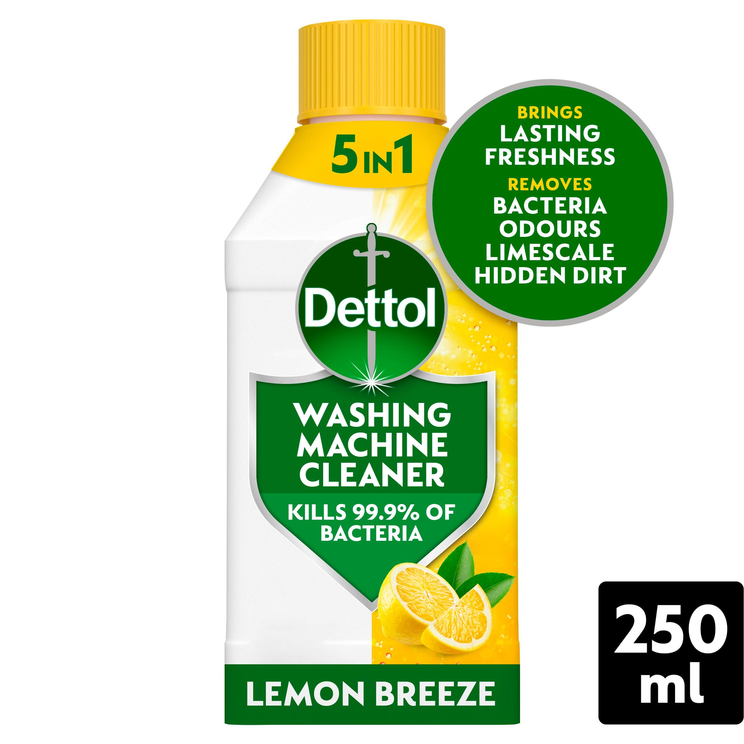 Dettol Washing Machine Cleaner Lemon 250ml - PACK (3)