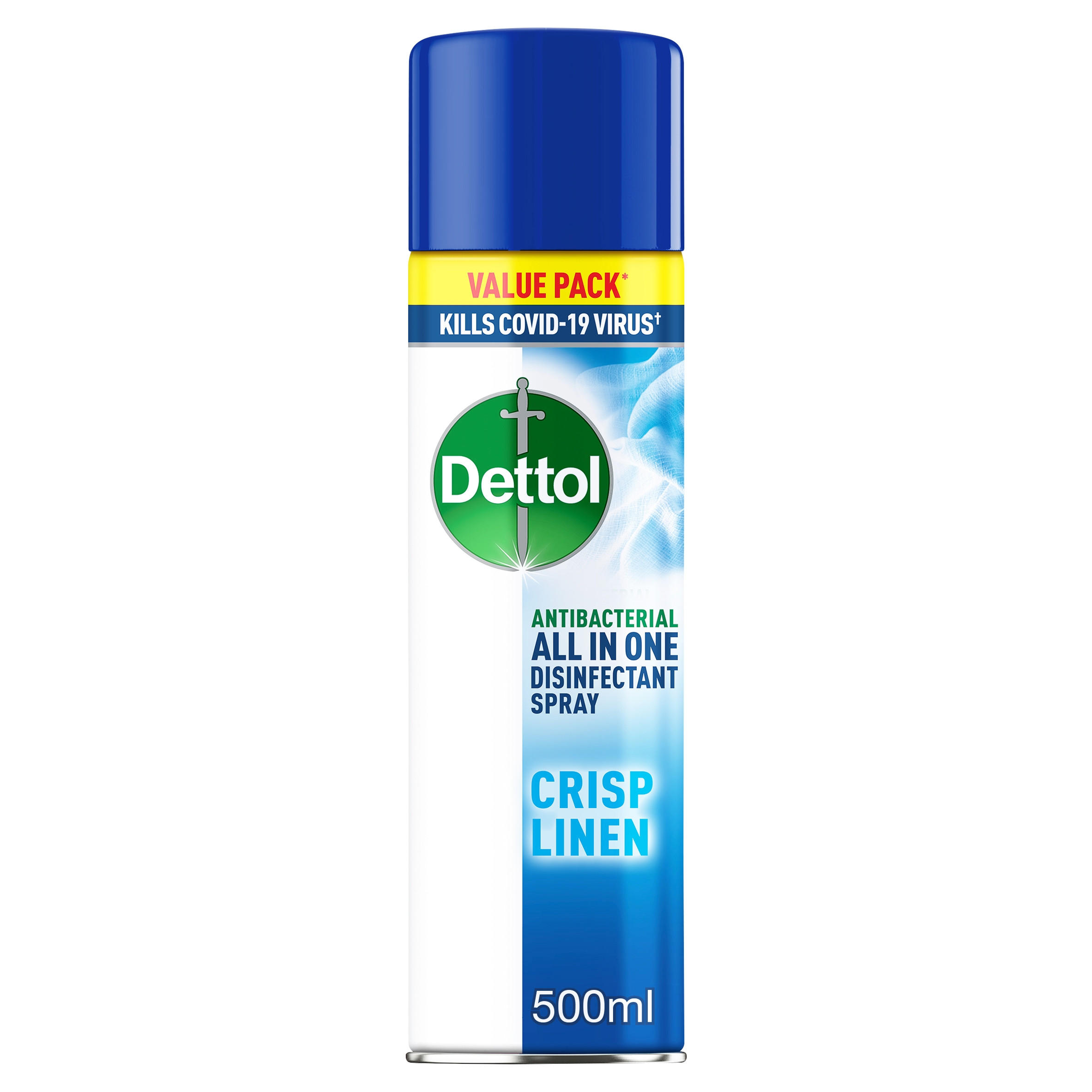 Dettol Antibacterial All in One Disinfectant Spray Crisp Linen 500ml