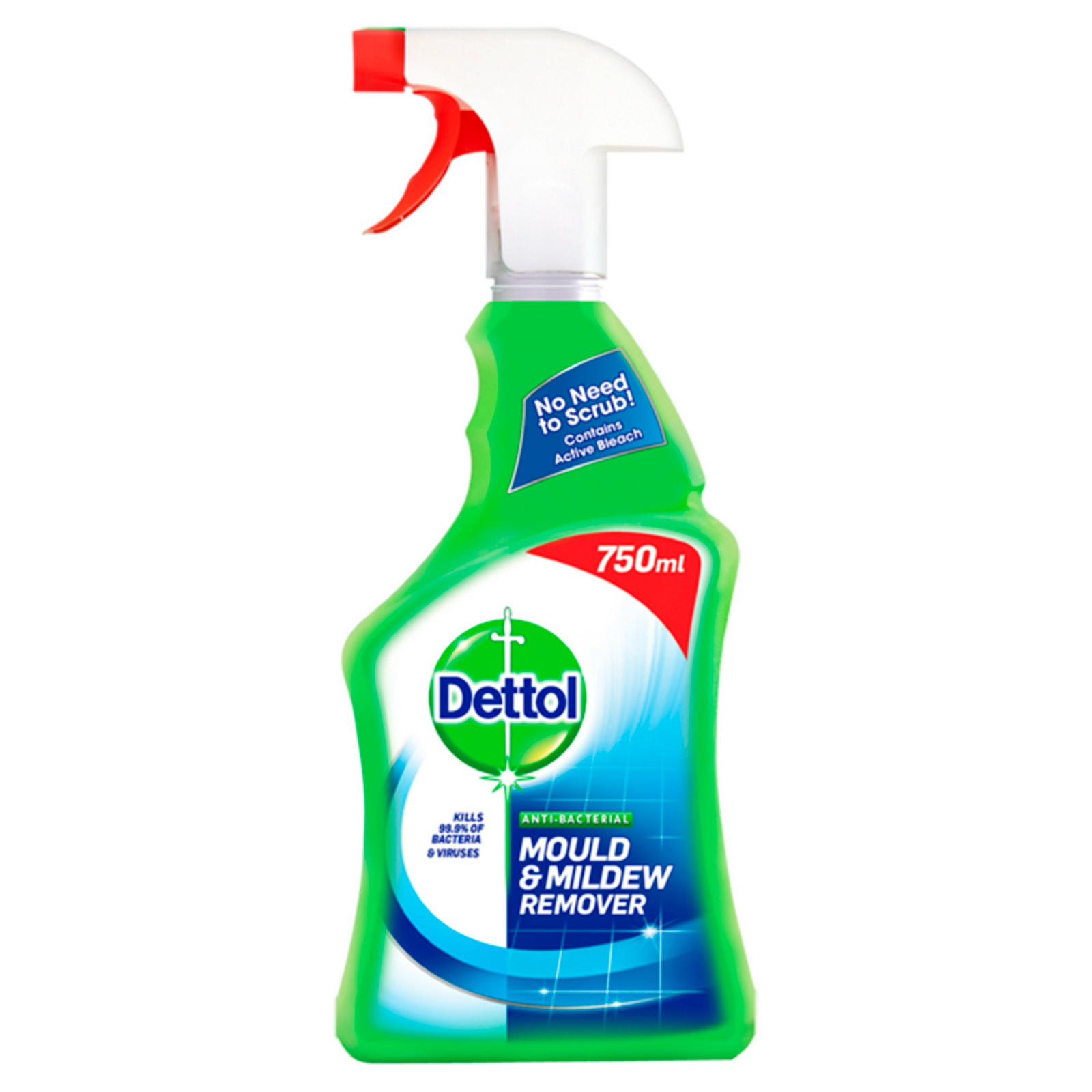 Dettol Antibacterial Disinfectant Mould & Mildew Remover Spray 750ml