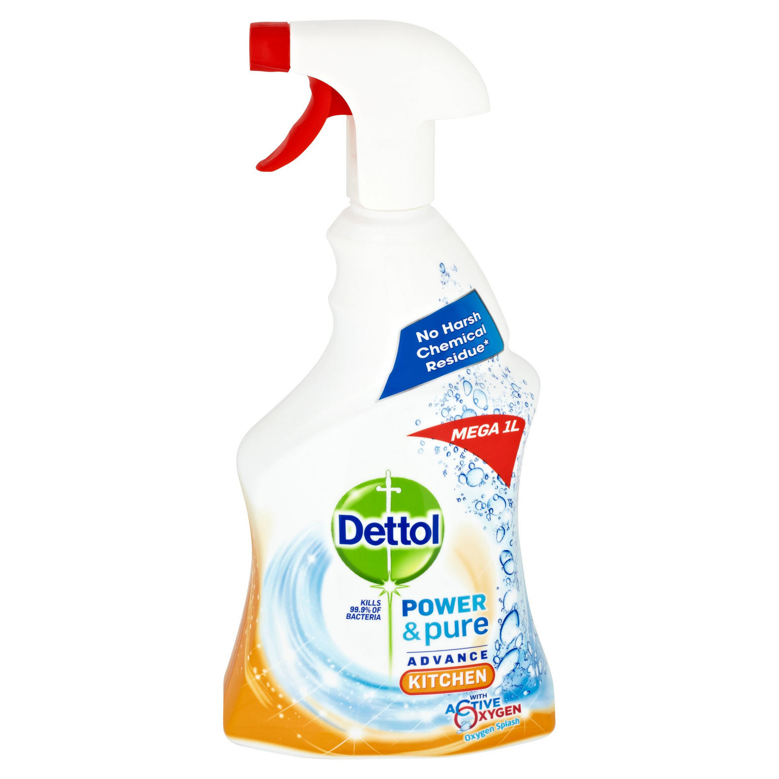 Dettol Kitchen Cleaner Spray Power & Pure 1L | Kitchen | Iceland Foods

