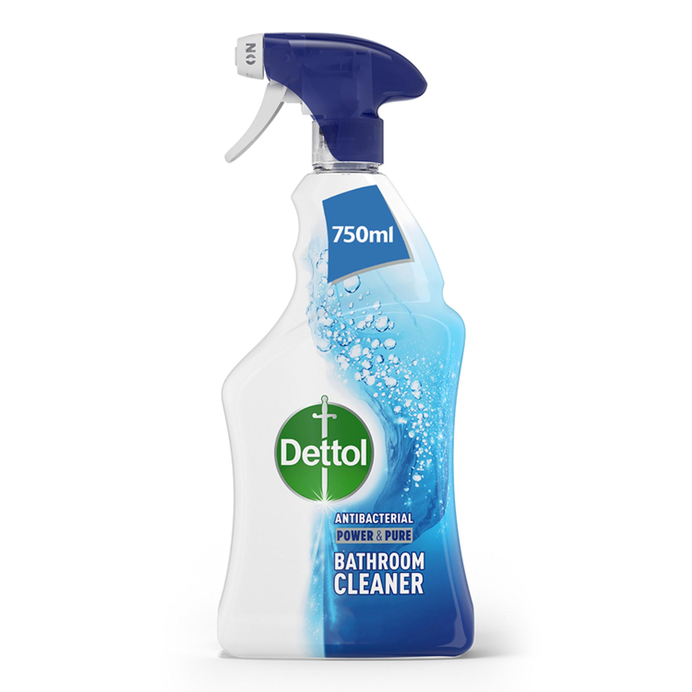 Dettol Power & Pure Bathroom Cleaning Spray 750ml Bathroom & Toilet Iceland Foods