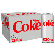 Diet Coke 12 X 330ml Diet Drinks Iceland Foods