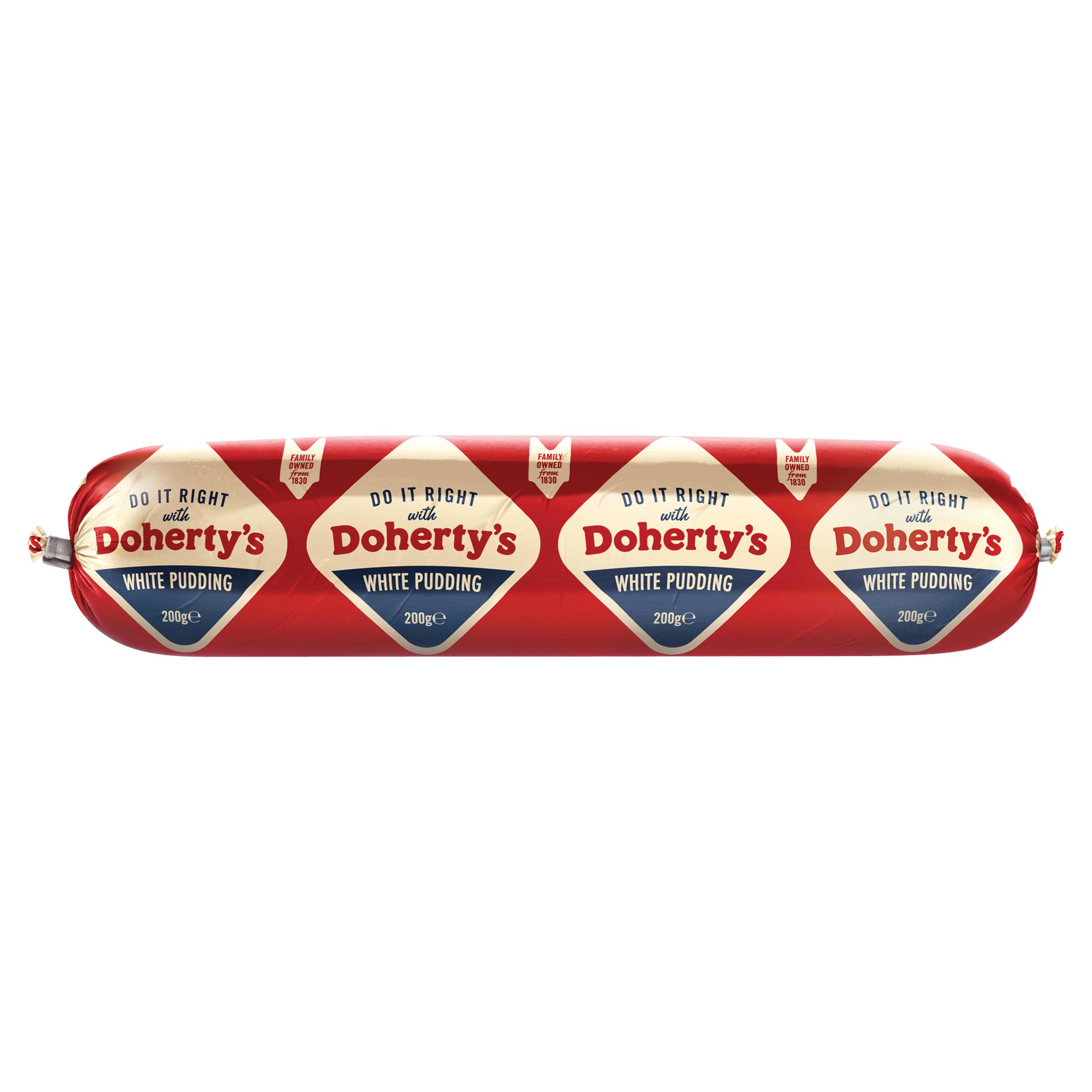 Dohertys White Pudding 200g Sausages Iceland Foods