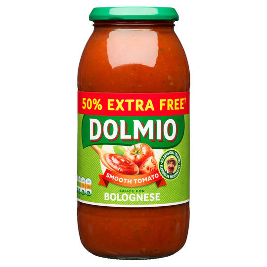 DOLMIO® Sauce for Bolognese Smooth Tomato 750g | Pasta Sauces | Iceland